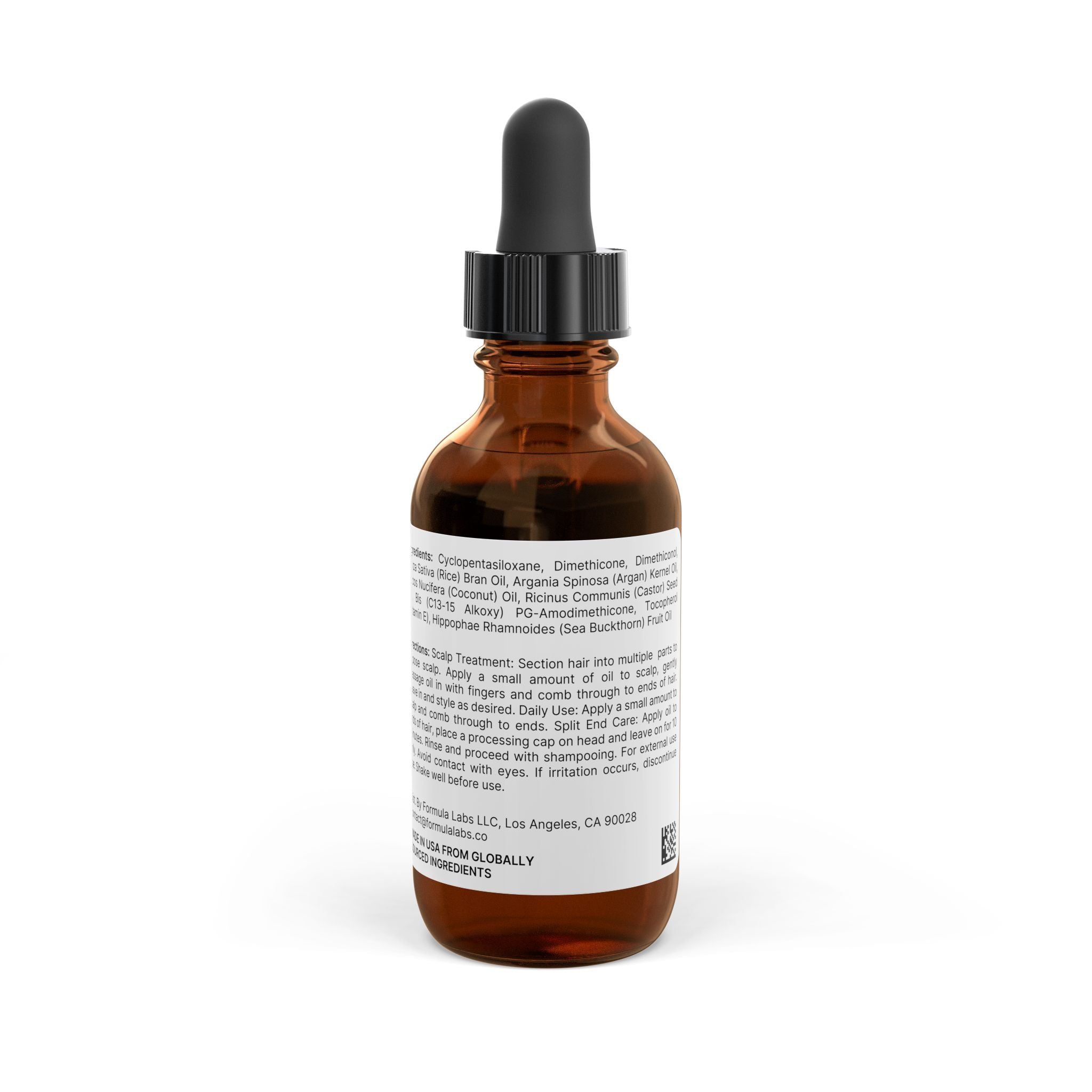 Racoil Hair Oil, 2oz for Healthy Shiny Strong hairs with post-treatment protection by Spee24, LLC