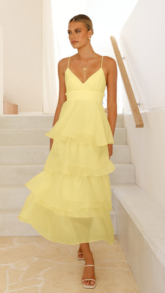Sexy Backless Spaghetti Straps Cake Pleated Lace up Evening Party Dress Slim Fit Dress Women by Ragazza