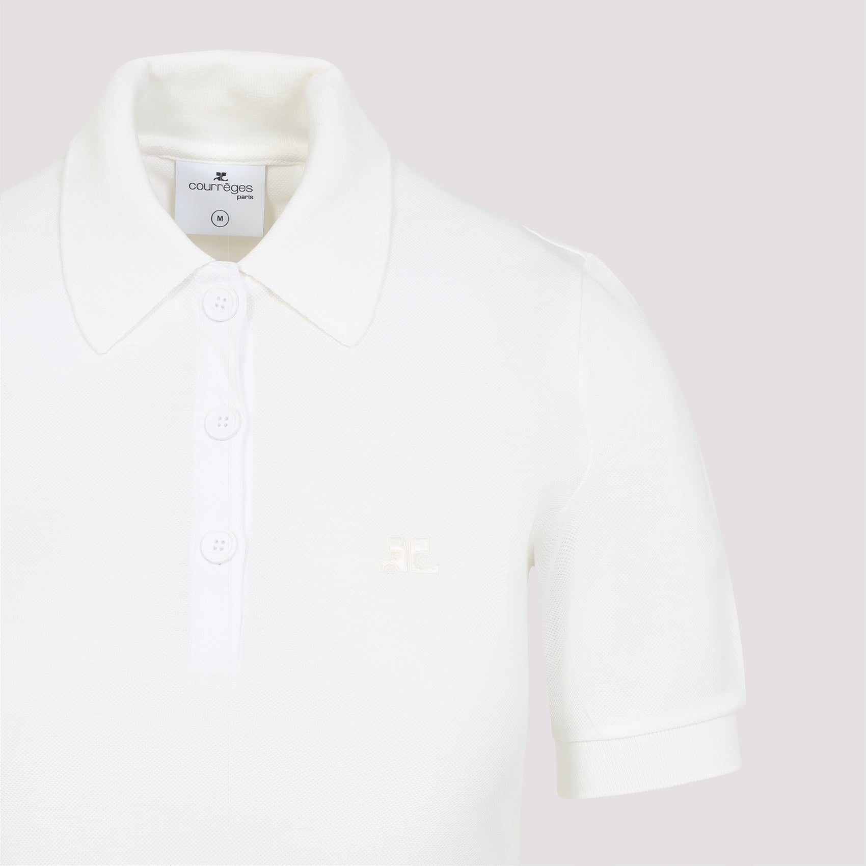Courreges Piqué Polo Dress Women DestGlow