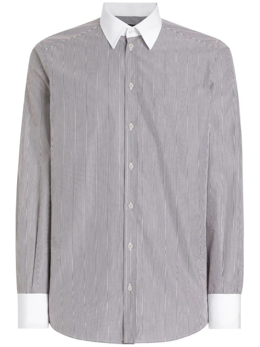 Dolce & Gabbana Men Striped Cotton Shirt by Luosophy