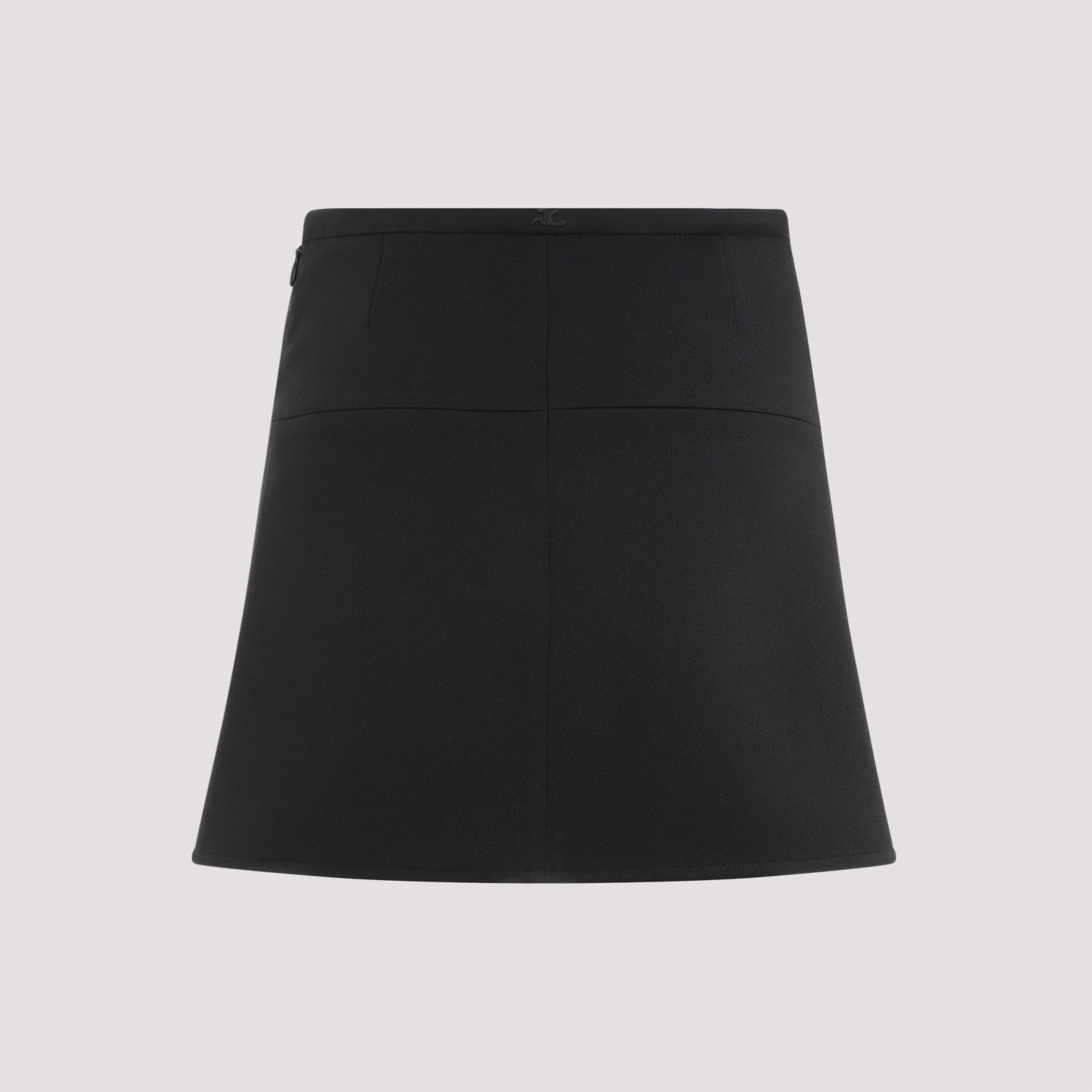 Courreges Ellipse Twill Mini Skirt Women DestGlow