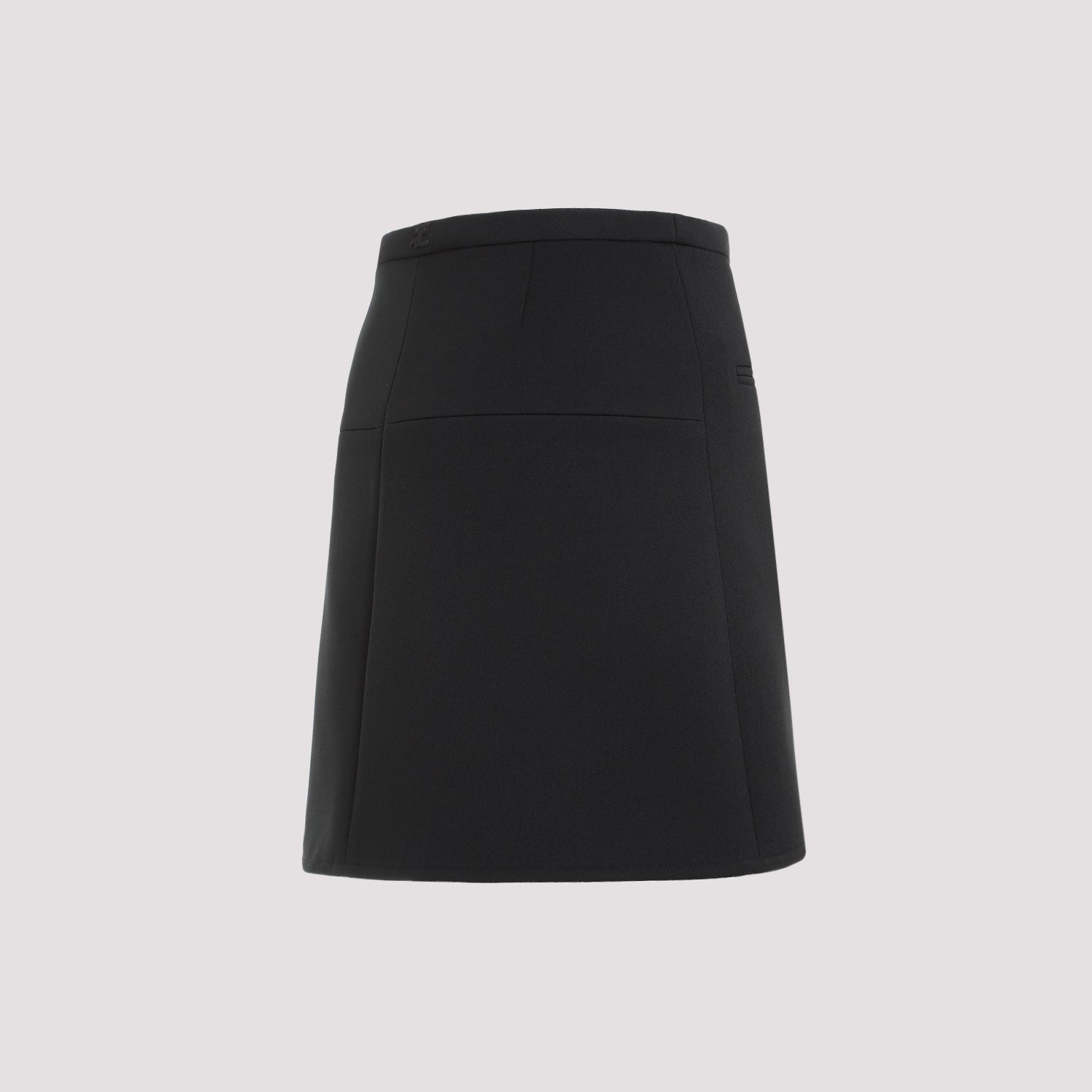 Courreges Ellipse Twill Mini Skirt Women DestGlow