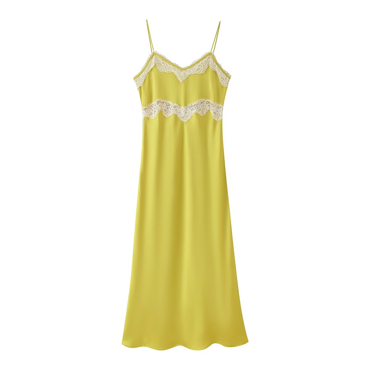 Women Clothing Summer Lace Sling Midi Dress by Ragazza