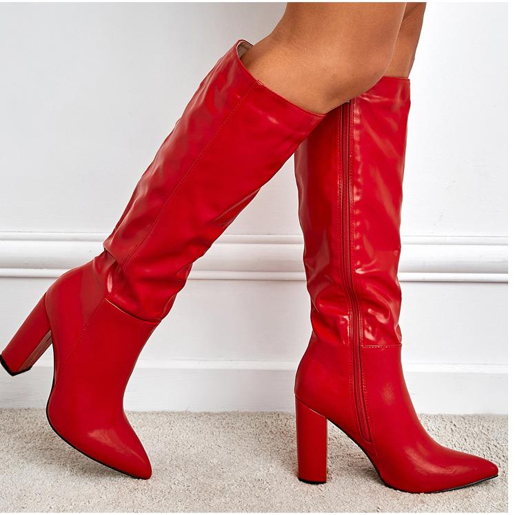 Boots Side Zipper Outdoor Street Women Boots DestGlow