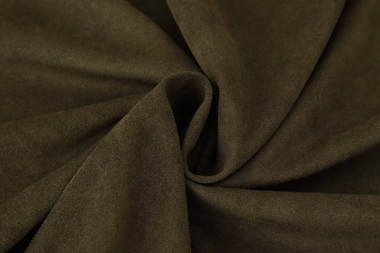 Early Autumn Women Clothing French Suede Leather Mid-Length Irregular Asymmetric Dress by Ragazza