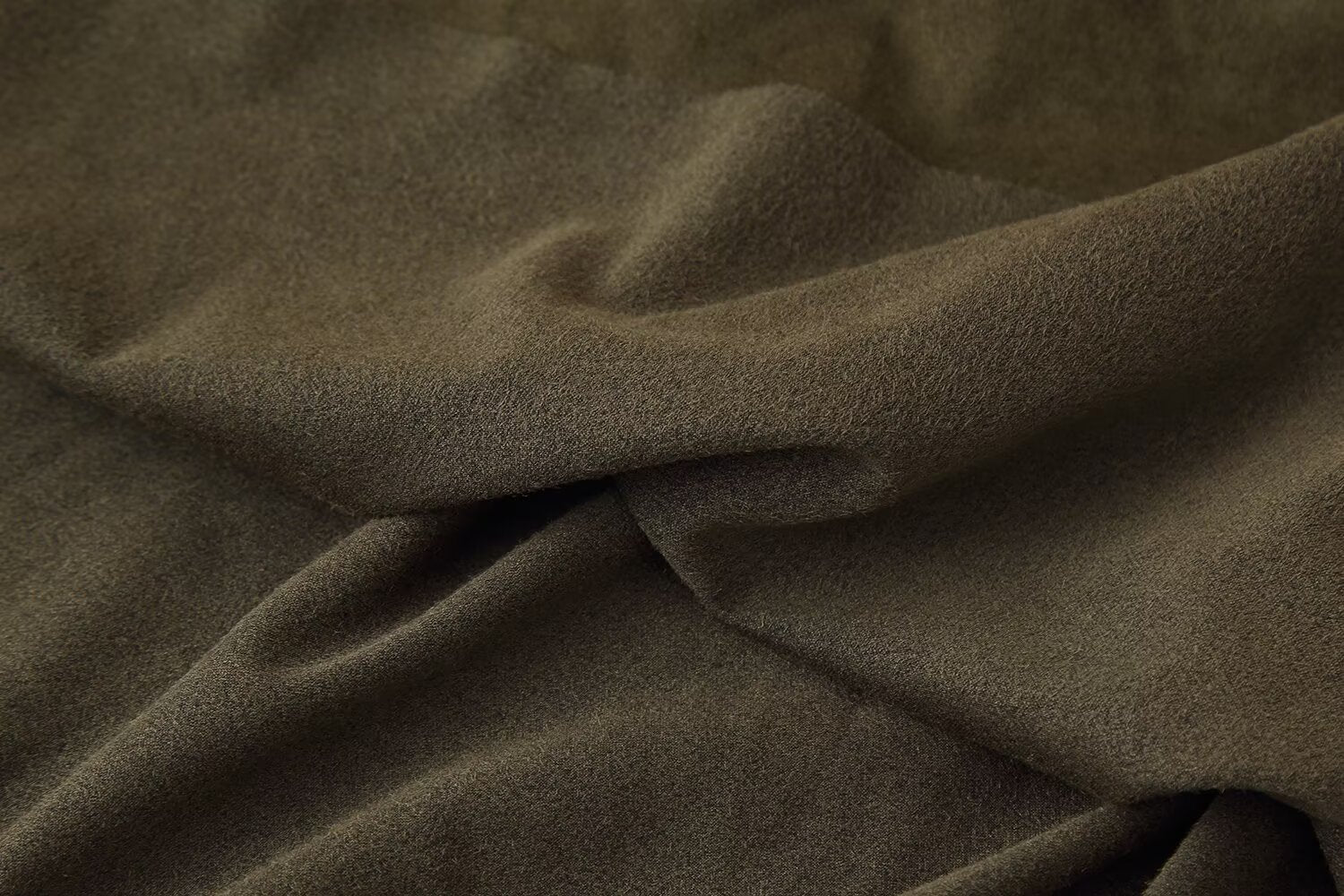Early Autumn Women Clothing French Suede Leather Mid-Length Irregular Asymmetric Dress by Ragazza