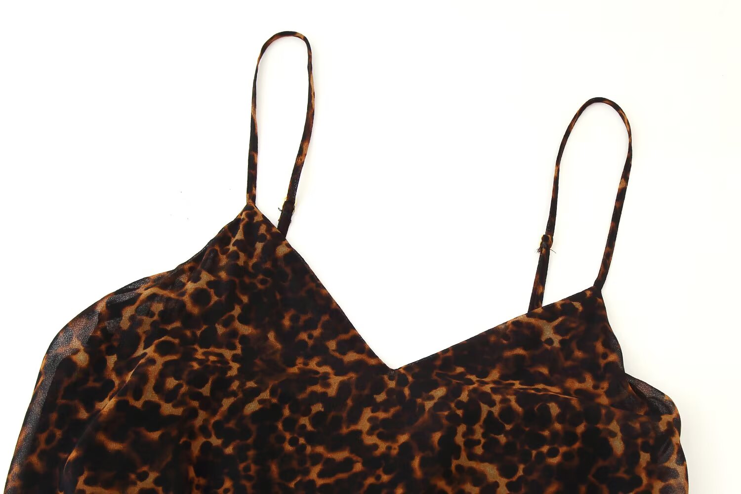 Women Clothing Autumn Lightly Mature Animal Print Midi Strap Dress by Ragazza