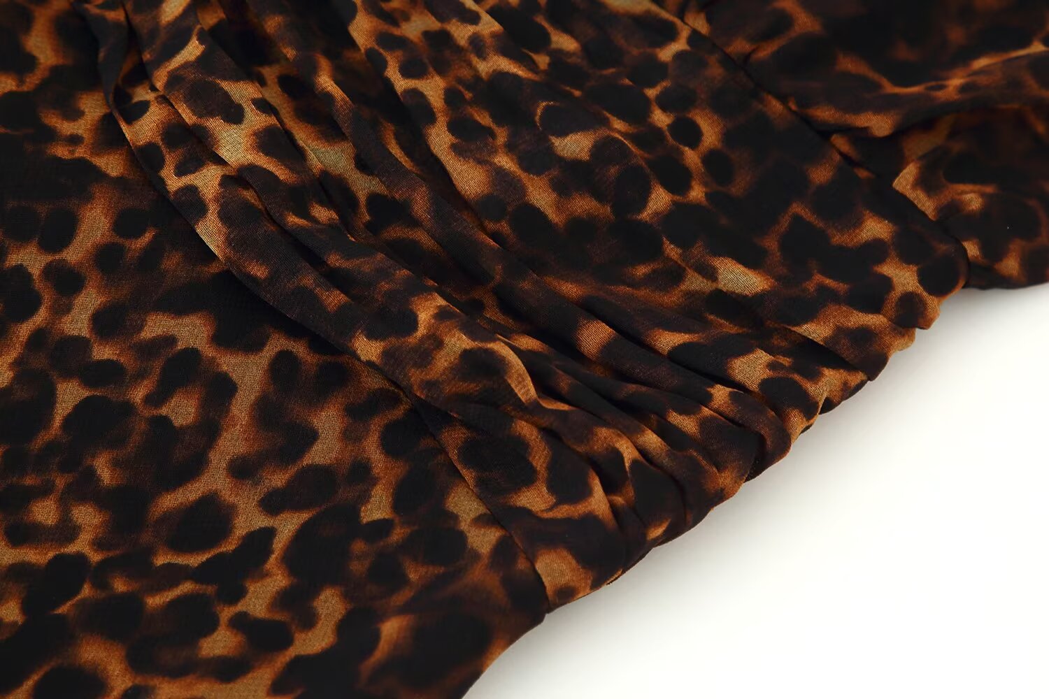 Women Clothing Autumn Lightly Mature Animal Print Midi Strap Dress by Ragazza