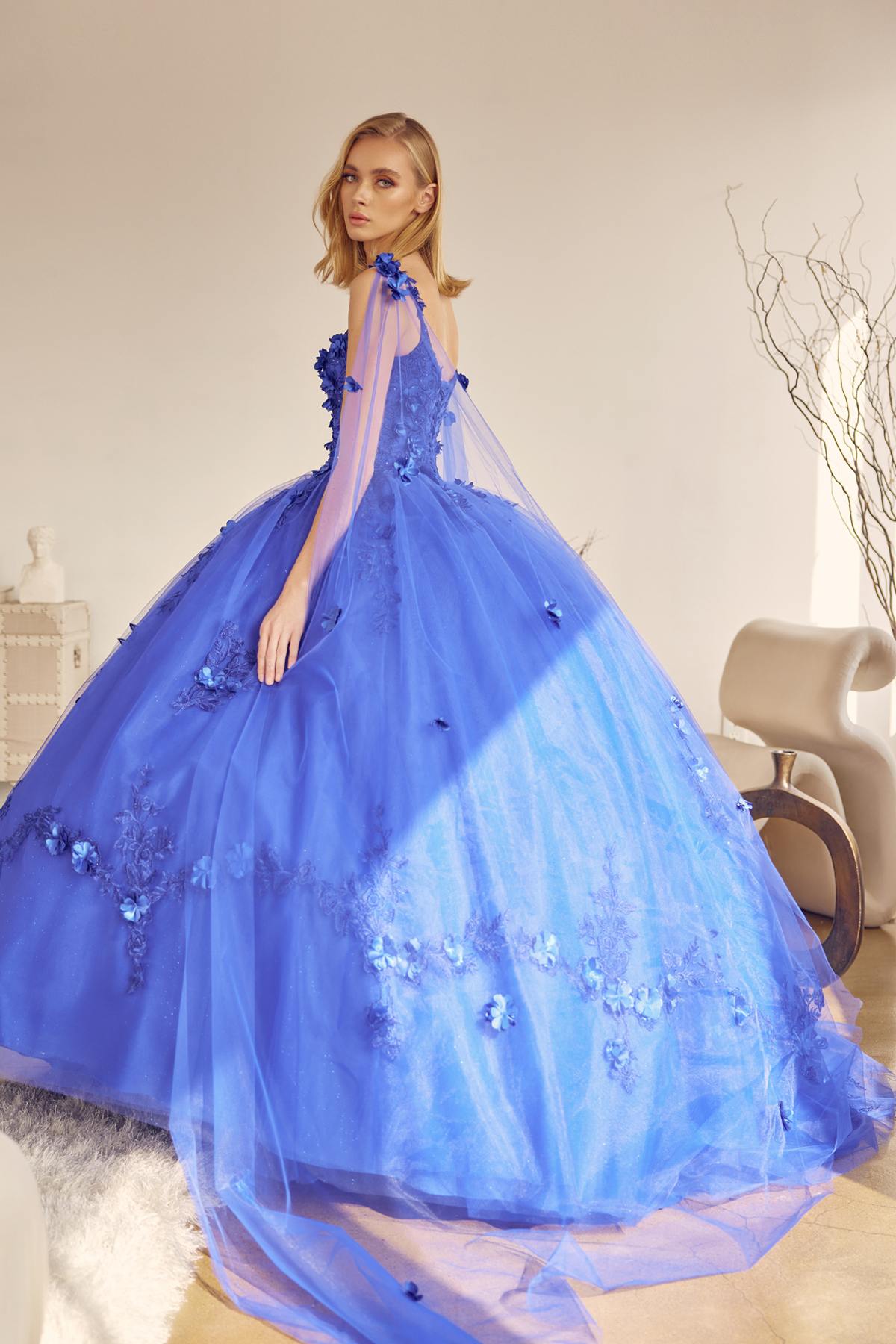 Juliet 1436 A-Line Ball Quinceanera Poofy Gown by DiscountDressShop