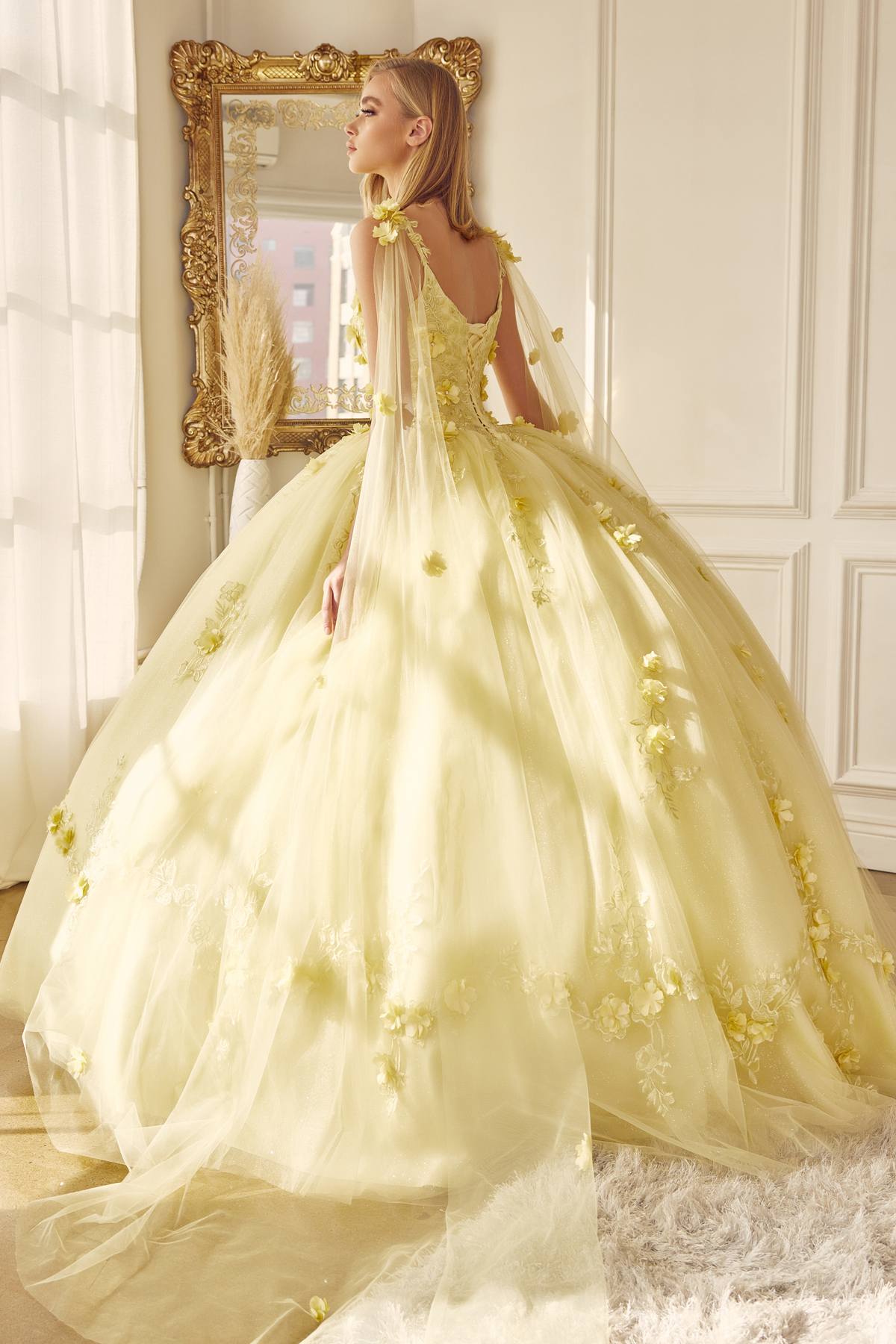 Juliet 1436 A-Line Ball Quinceanera Poofy Gown by DiscountDressShop