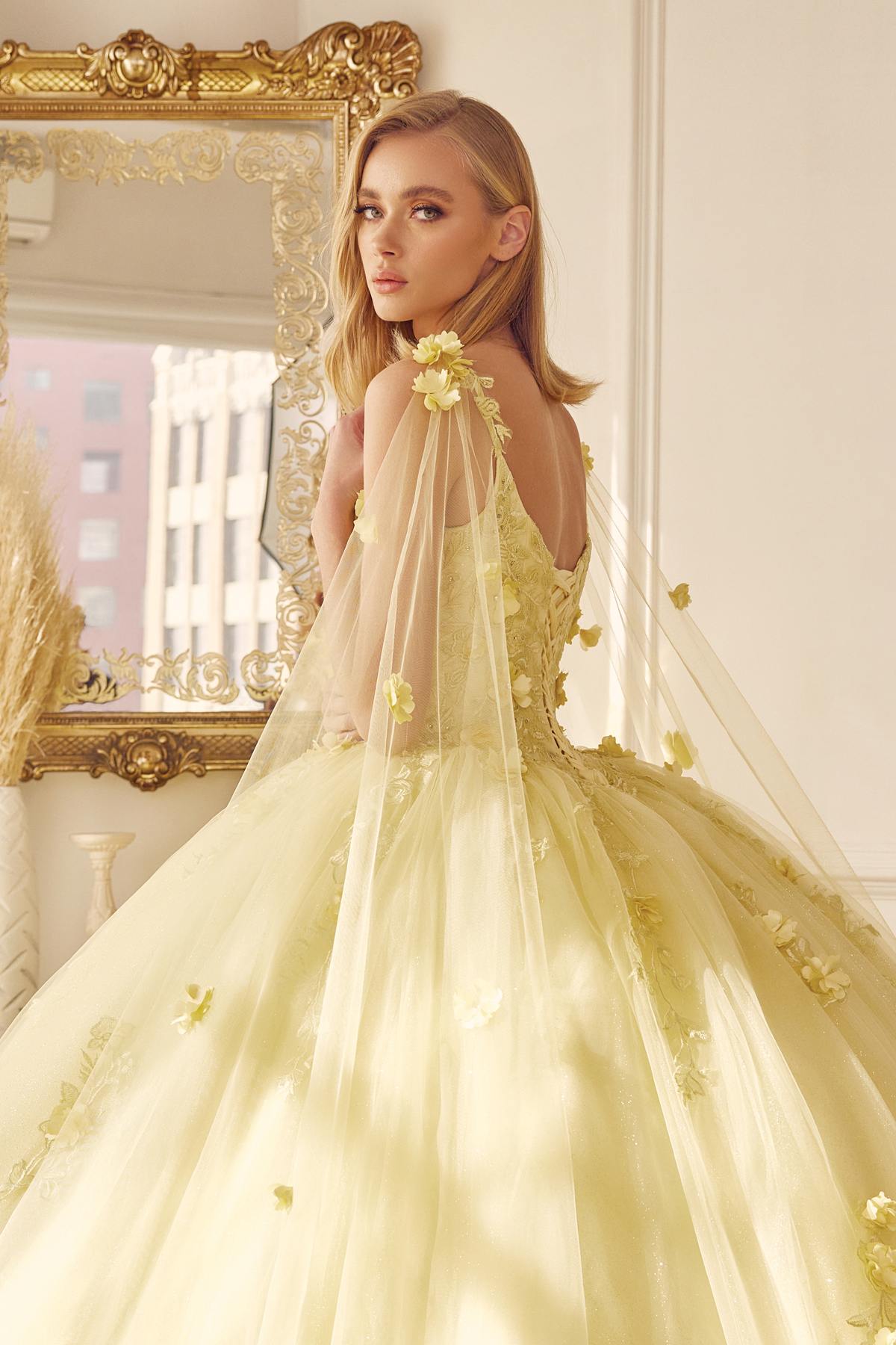 Juliet 1436 A-Line Ball Quinceanera Poofy Gown by DiscountDressShop