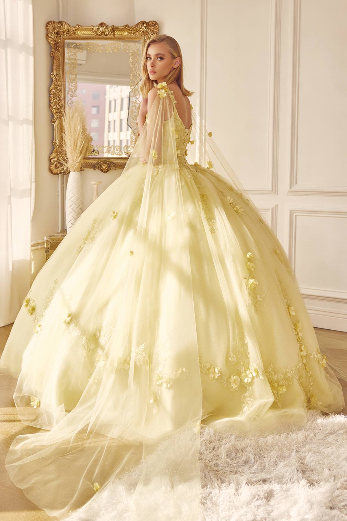 Juliet 1436 A-Line Ball Quinceanera Poofy Gown by DiscountDressShop