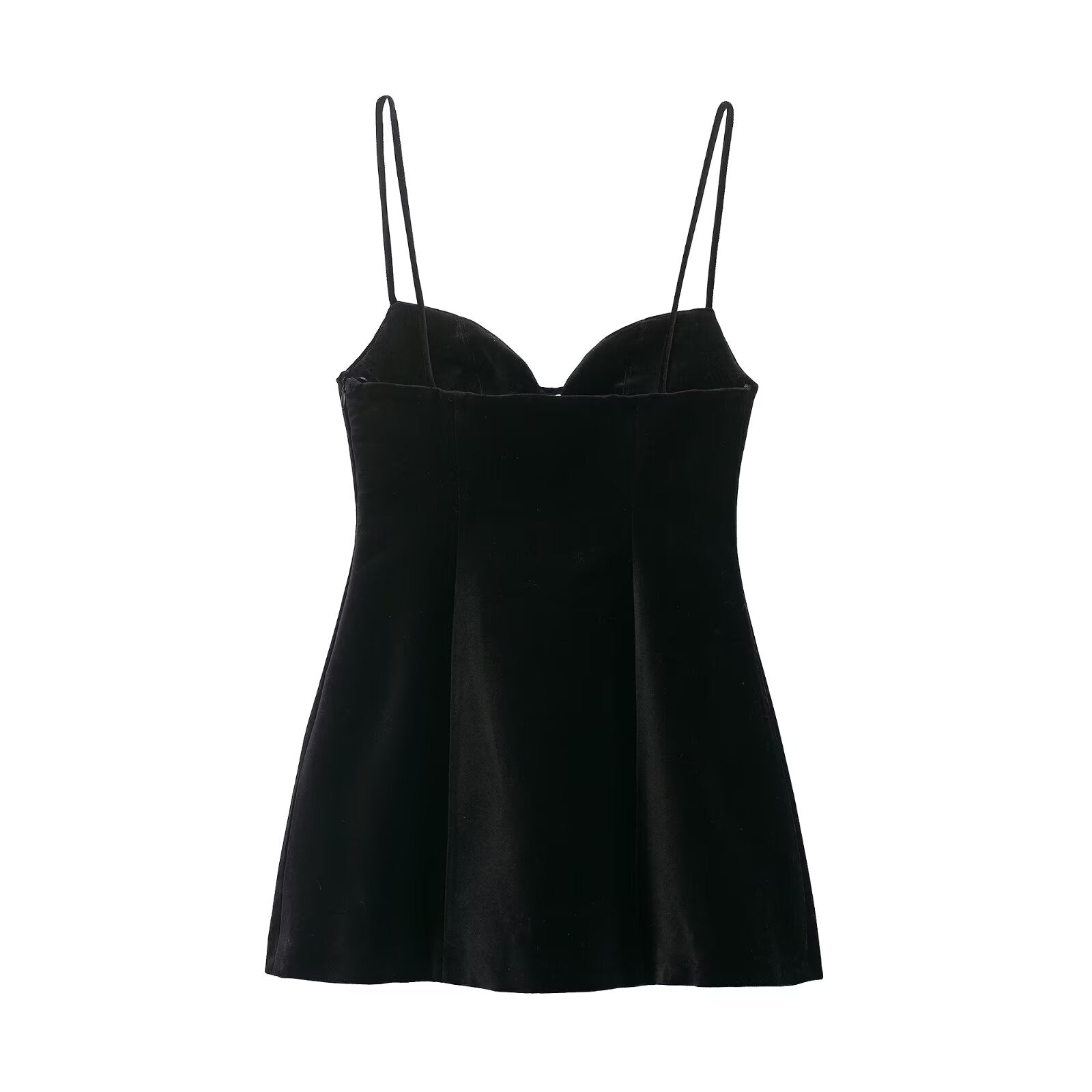 Women Clothing Summer Fluffy Hem Camisole Short Dress by Ragazza
