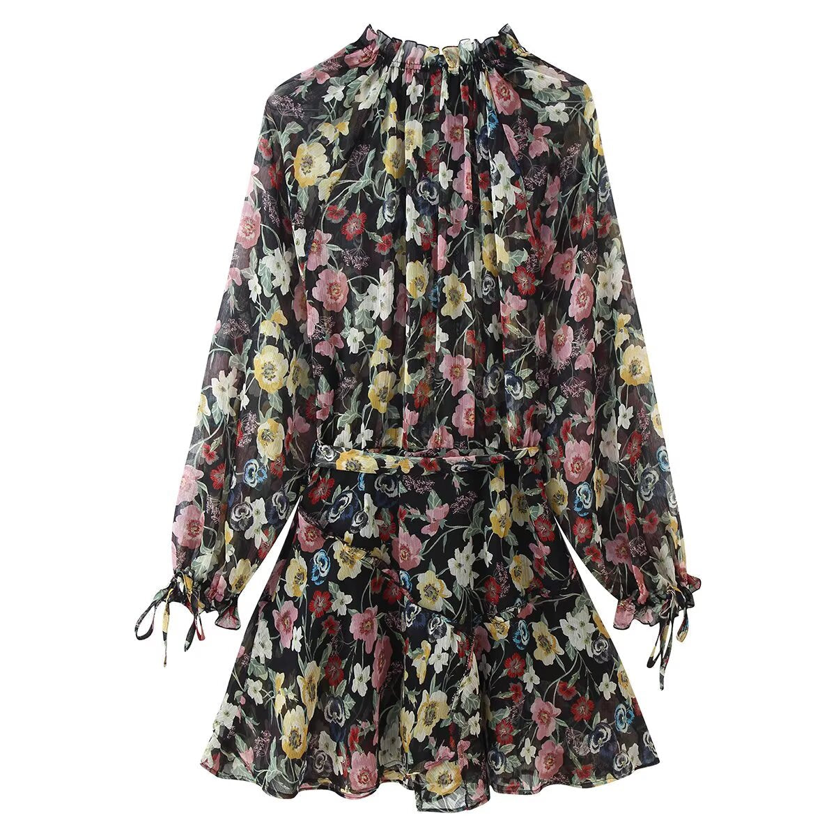 Women Clothing Western Floral Print Mini Dress by Ragazza