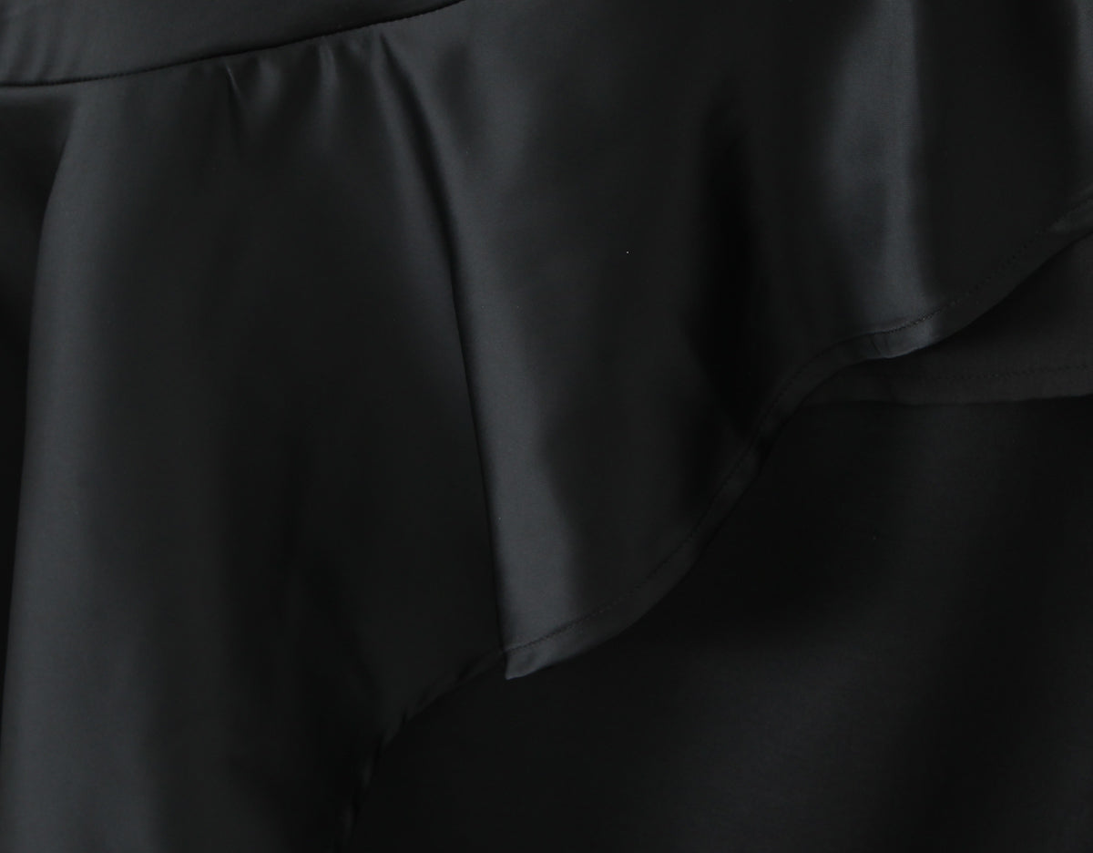 Women Clothing Fashionable Western Irregular Asymmetric Sexy Split Dress by Ragazza