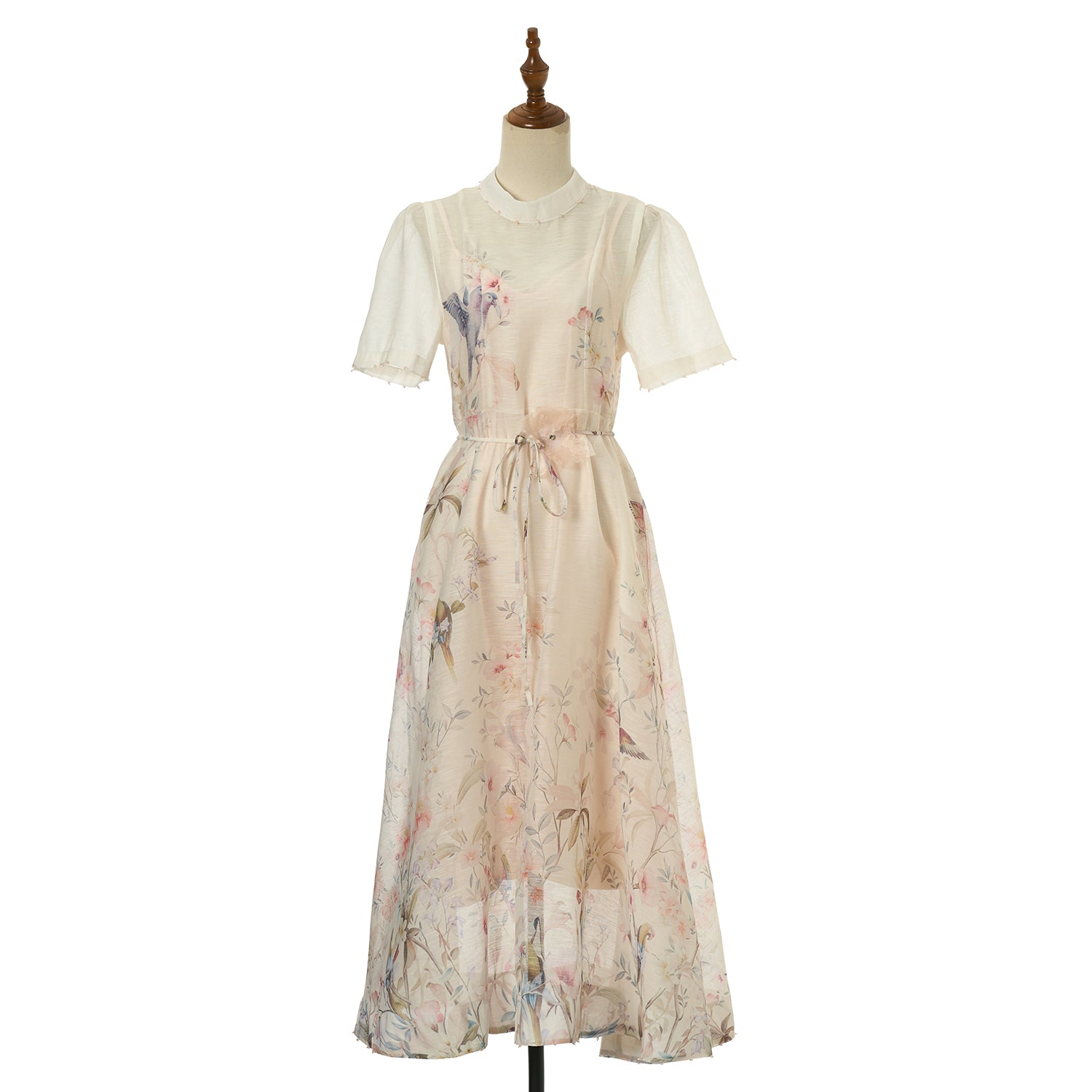 Women Short Sleeved Loose Fitting Dress Set by Ragazza