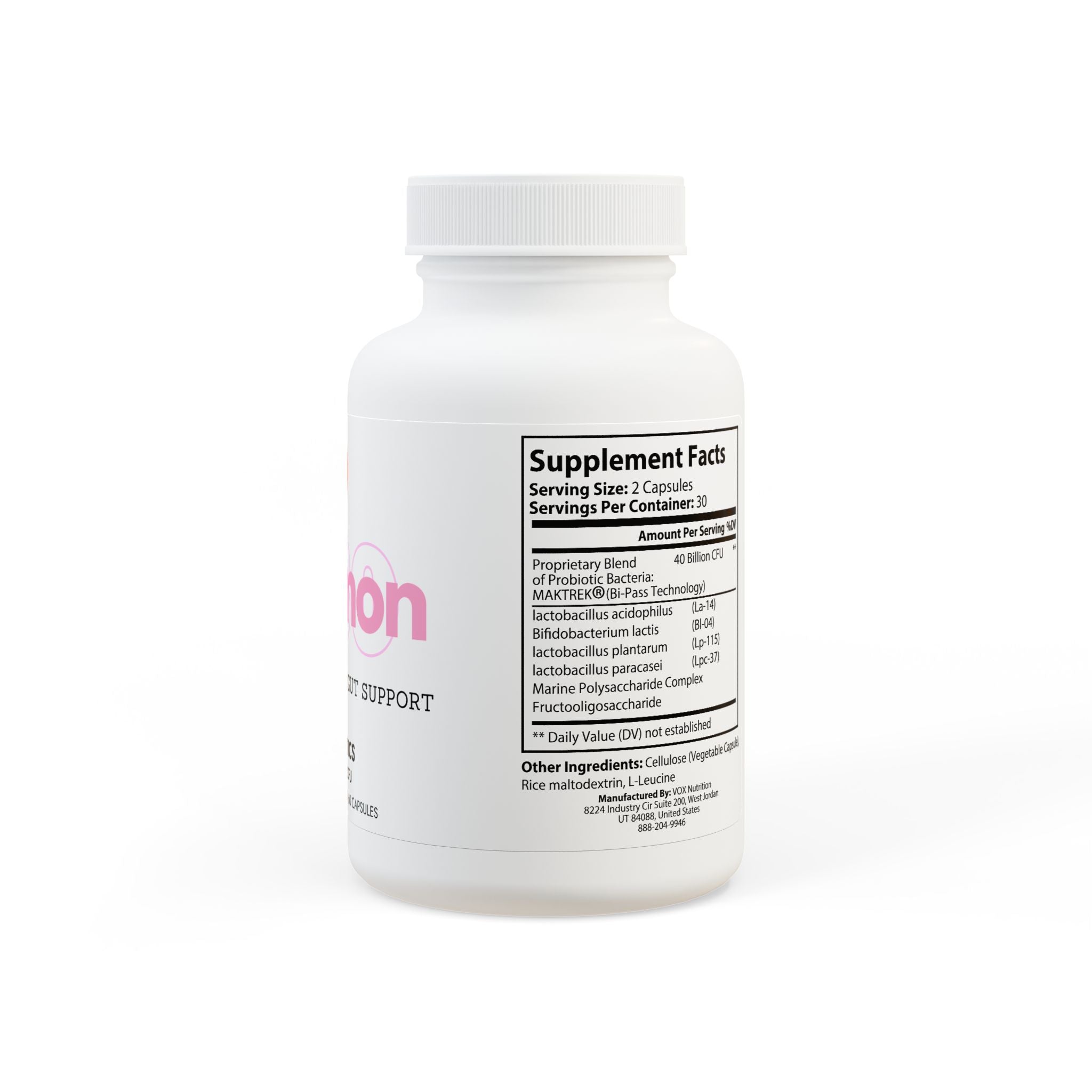 Harmon Probiotics Supplement (60 Capsules) by Spee24, LLC
