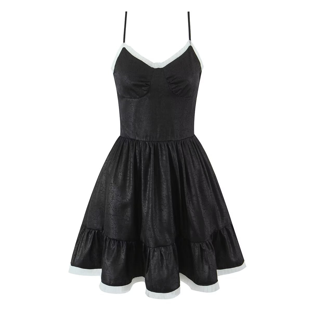 Black Sleeveless Dress Women Summer Design Waist Slimming Cocktail Dress by Ragazza