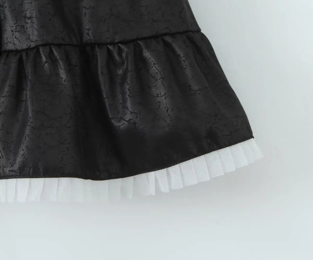 Black Sleeveless Dress Women Summer Design Waist Slimming Cocktail Dress