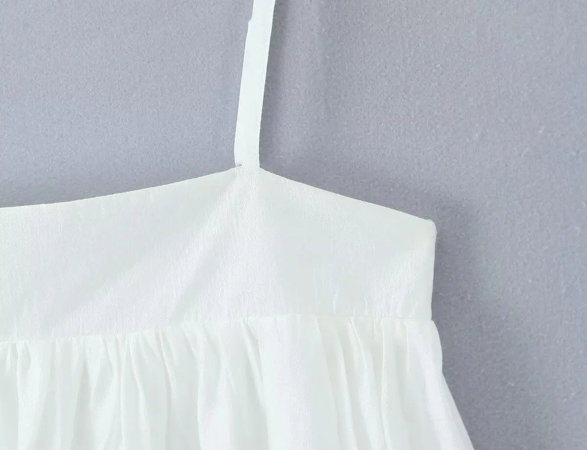 Sexy Backless Bud Sling Women Spring Slim Minority All Match Top