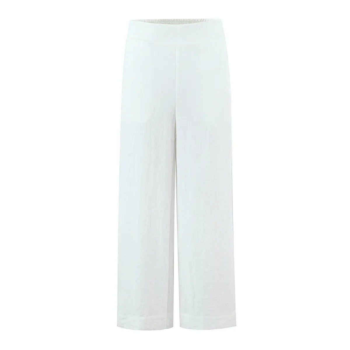 White Lace Sleeveless Shirt Trousers Women Summer Design French Shirt Wide Leg Pants Sets