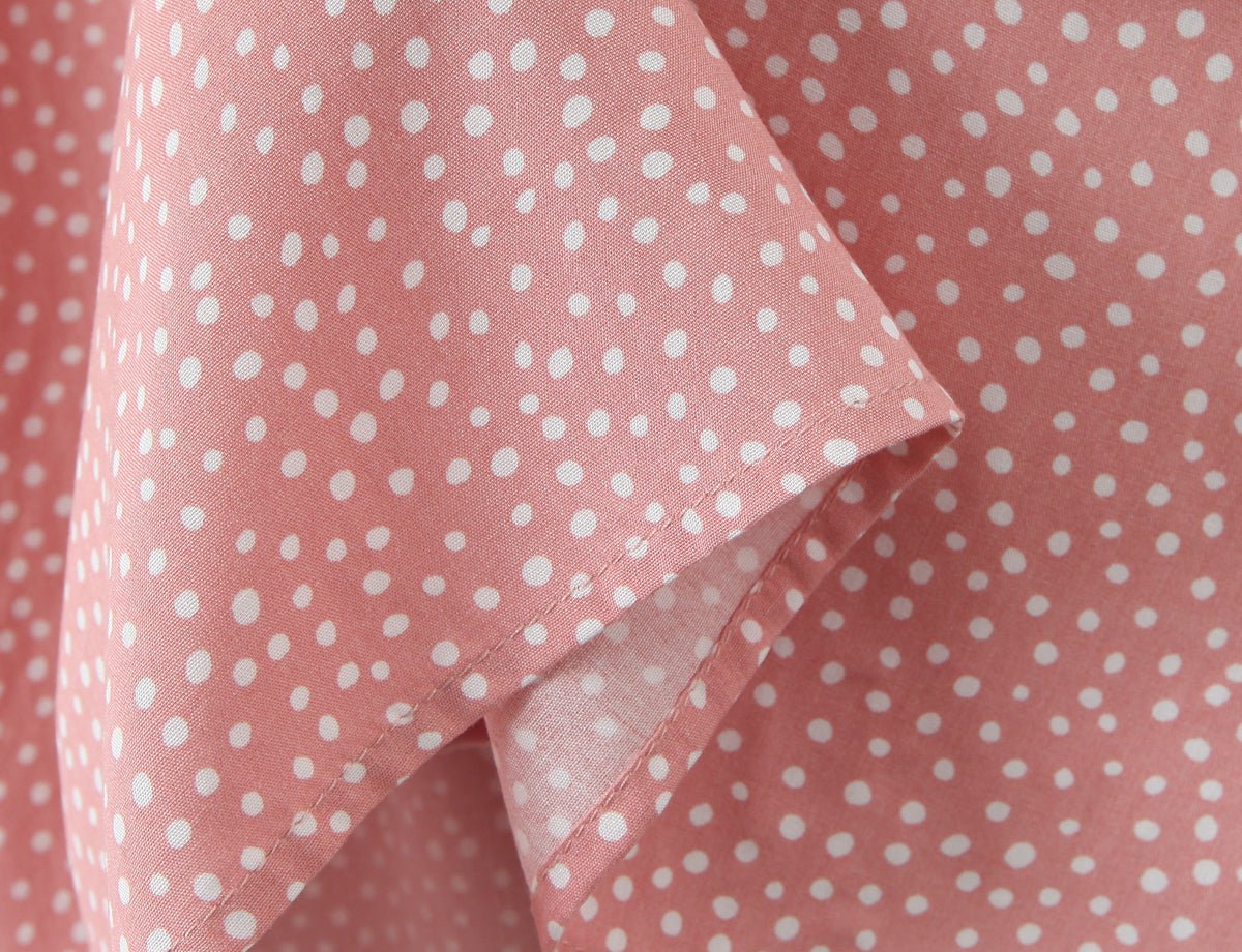 Women Clothing Spring Lace Polka Dot Short Sleeve Dress by Ragazza