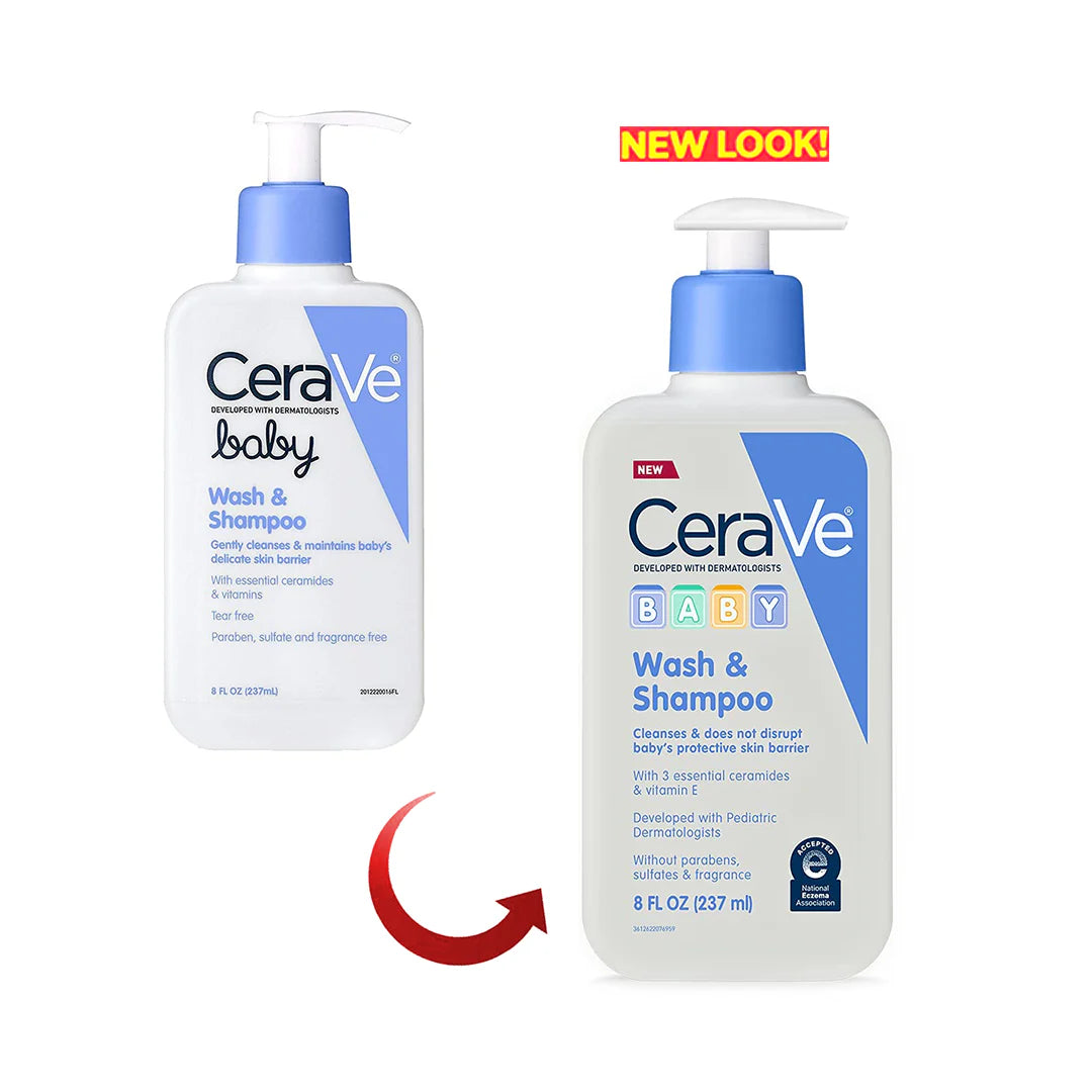 CeraVe Baby Wash & Shampoo, 8 Fl Oz by Pasteur Pharmacy