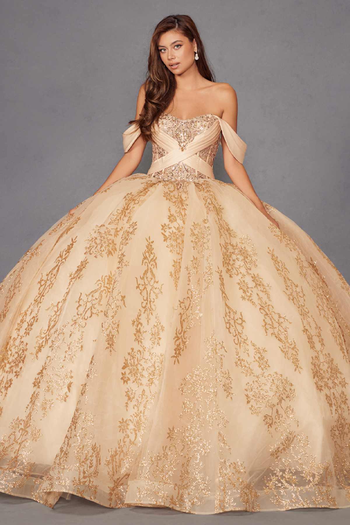 Juliet JT1488H Royal Princess A-Line Ball Gown Quinceanera by DiscountDressShop