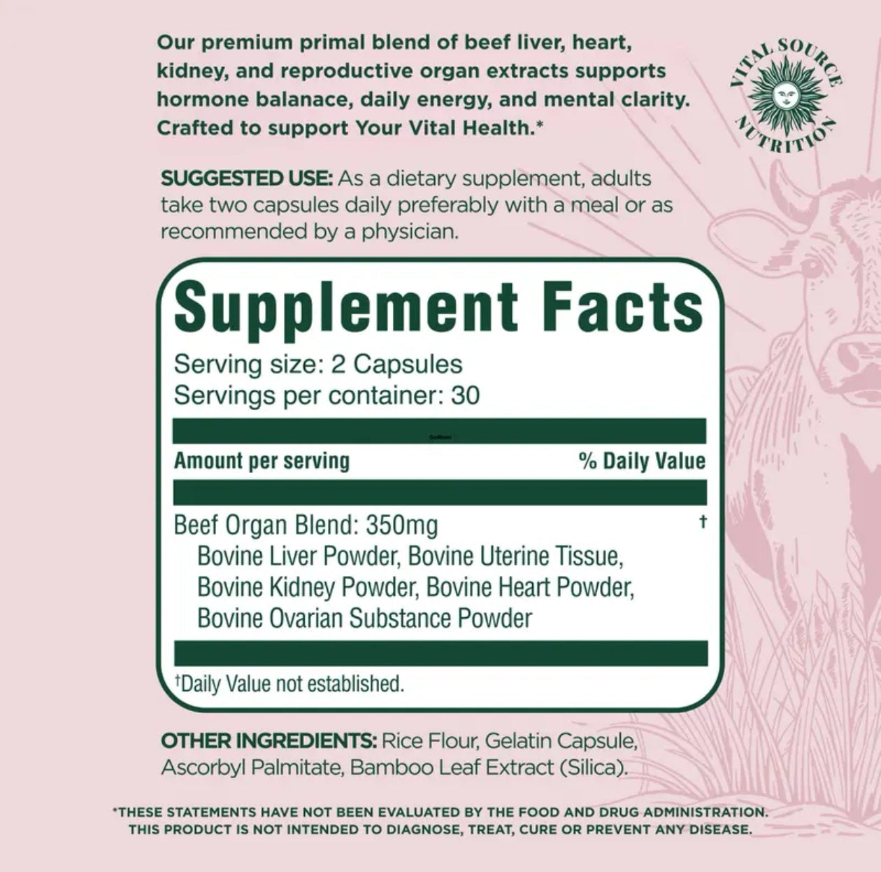 Vital Source Nutrition-BiFi - Primal Health Blend Capsules DestGlow