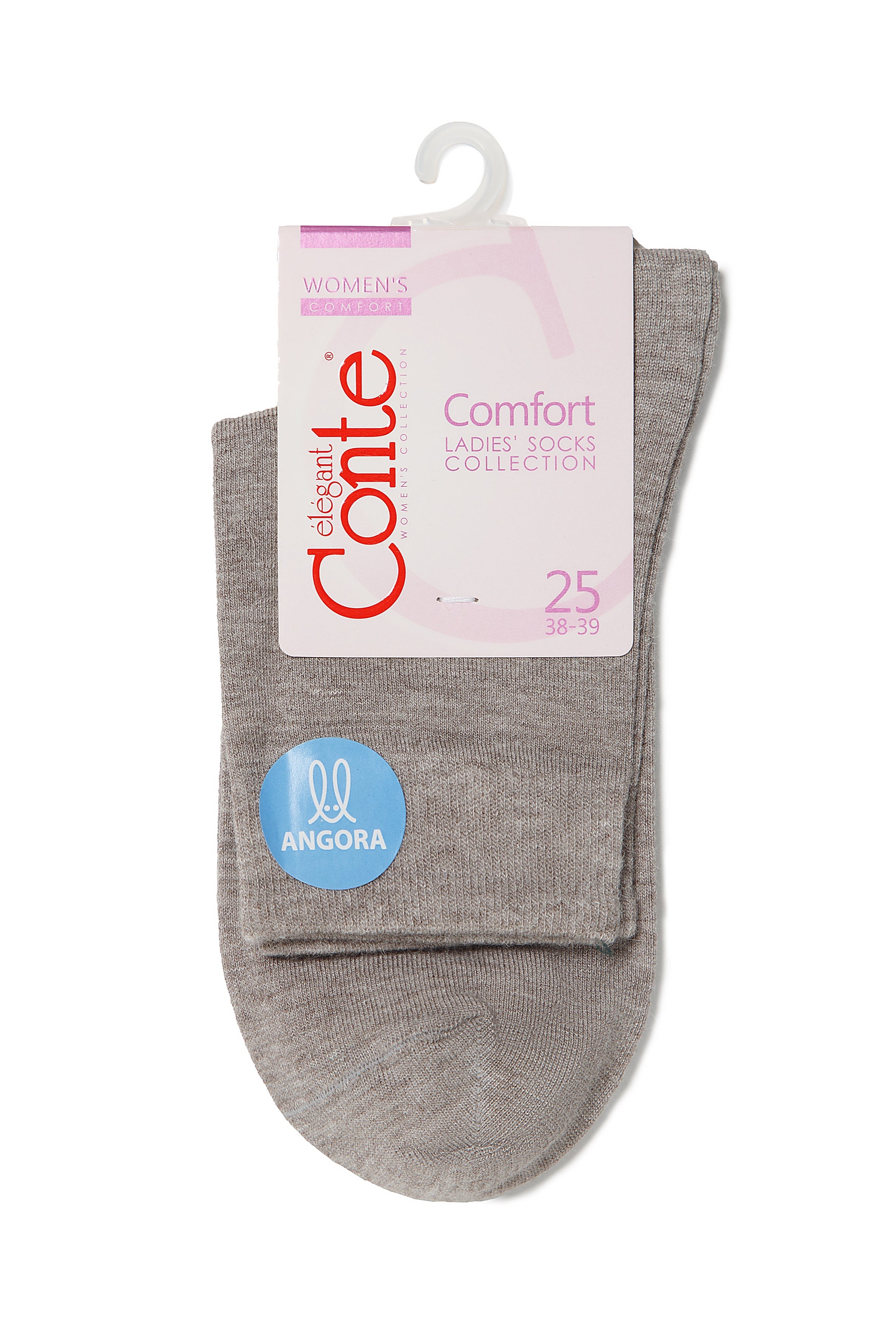 Viscose and Angora Socks Conte Comfort 000 - DestGlow