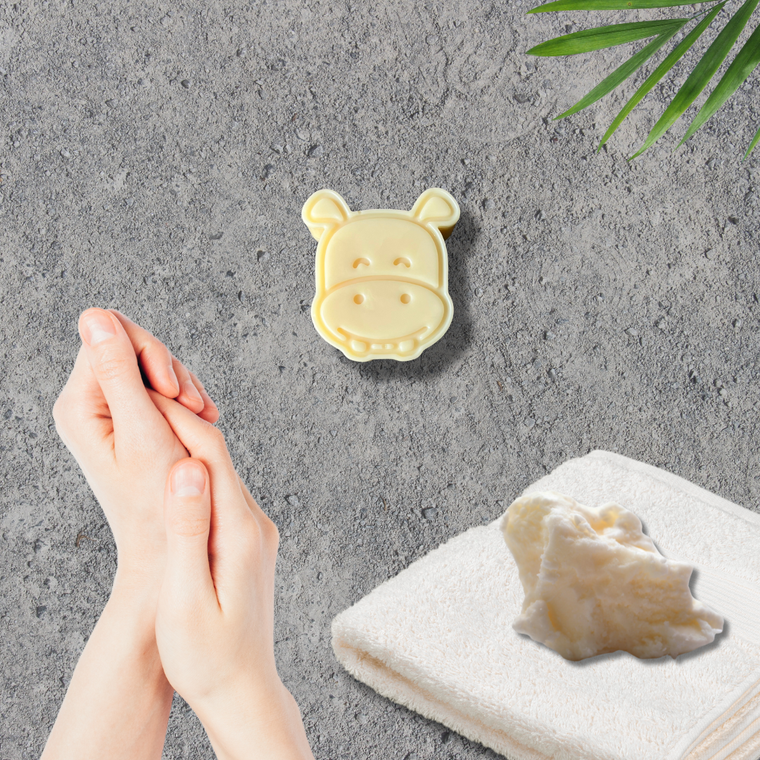 Hippo Head Shaped Lotion Bar by Hippotanicals