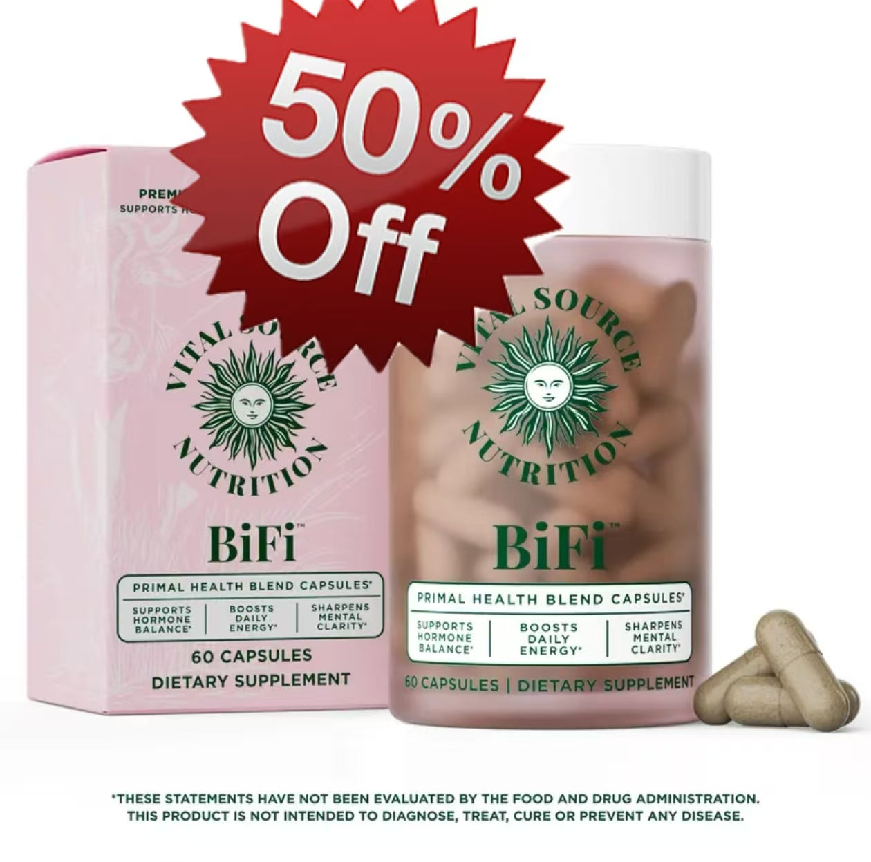 Vital Source Nutrition-BiFi - Primal Health Blend Capsules DestGlow