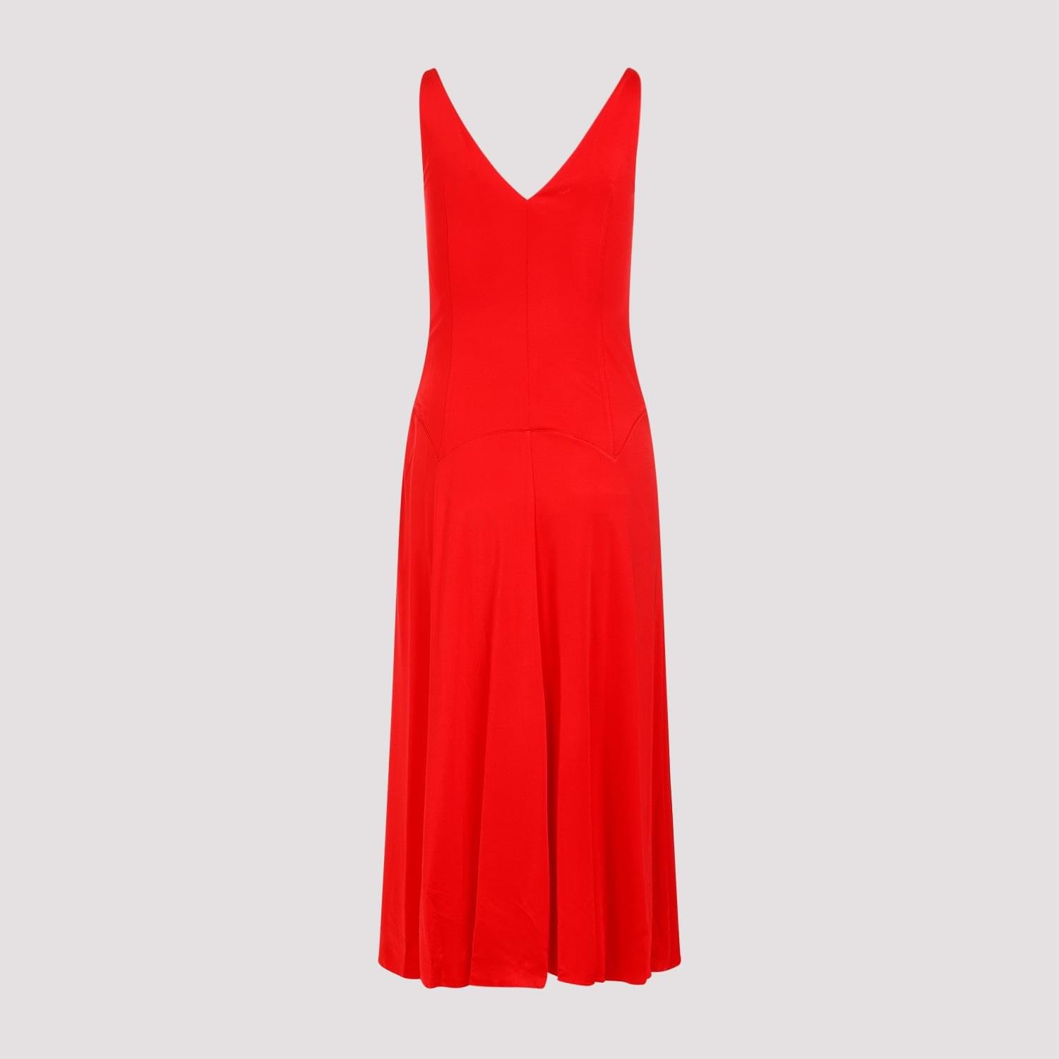 Lanvin Sleeveless A-Line Midi Dress Women DestGlow