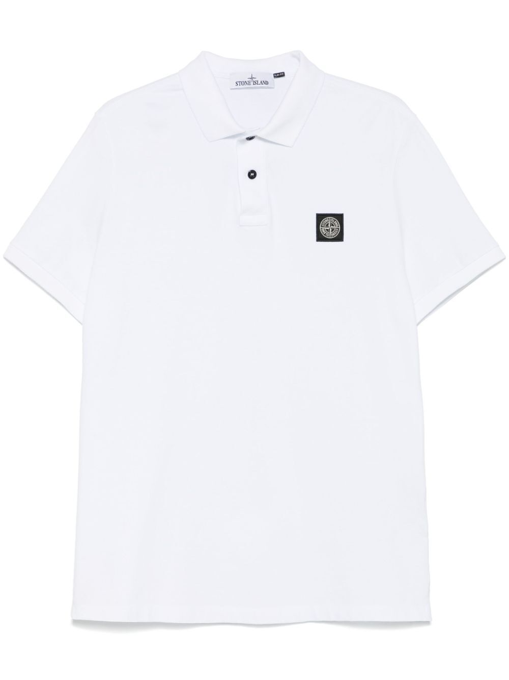 Stone Island Men Slim Fit Stretch Cotton Piqué Polo Shirt by Luosophy