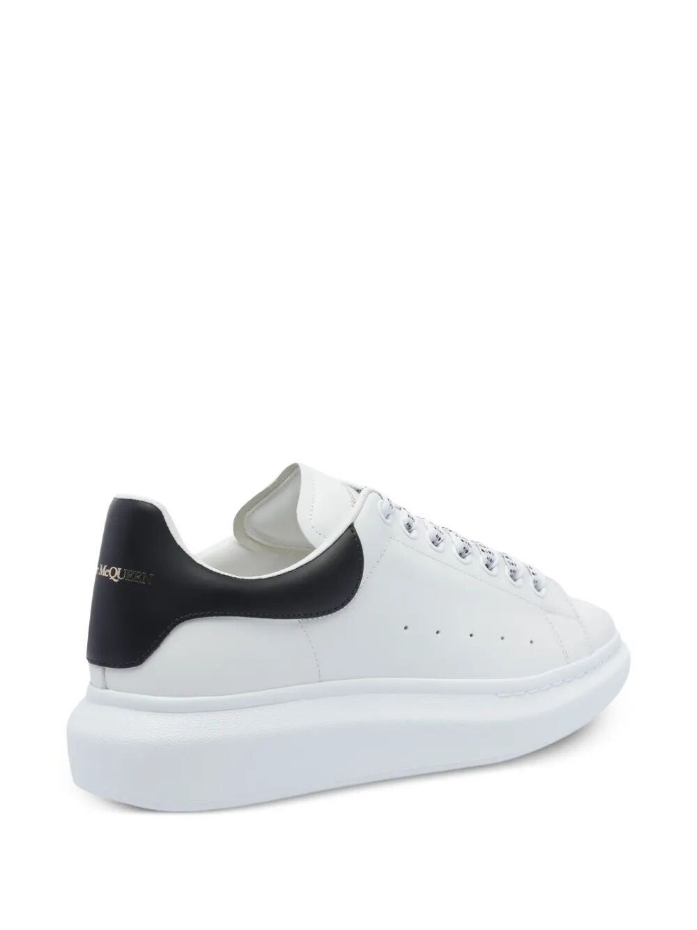 Alexander Mcqueen Men Oversized Sneakers In White/Black by Luosophy