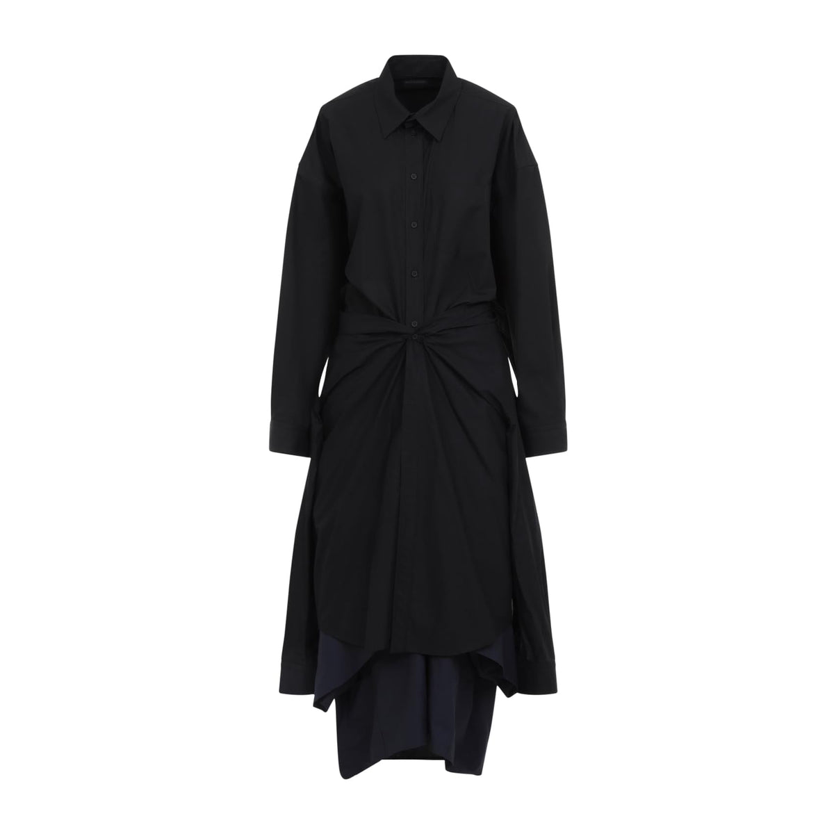 Balenciaga Maxi Patched Shirt Women DestGlow