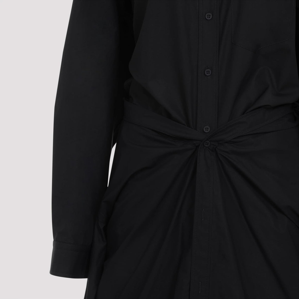 Balenciaga Maxi Patched Shirt Women DestGlow