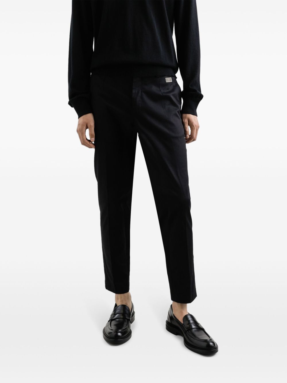 Dolce & Gabbana Men Tailored Cotton Trousers by Luosophy