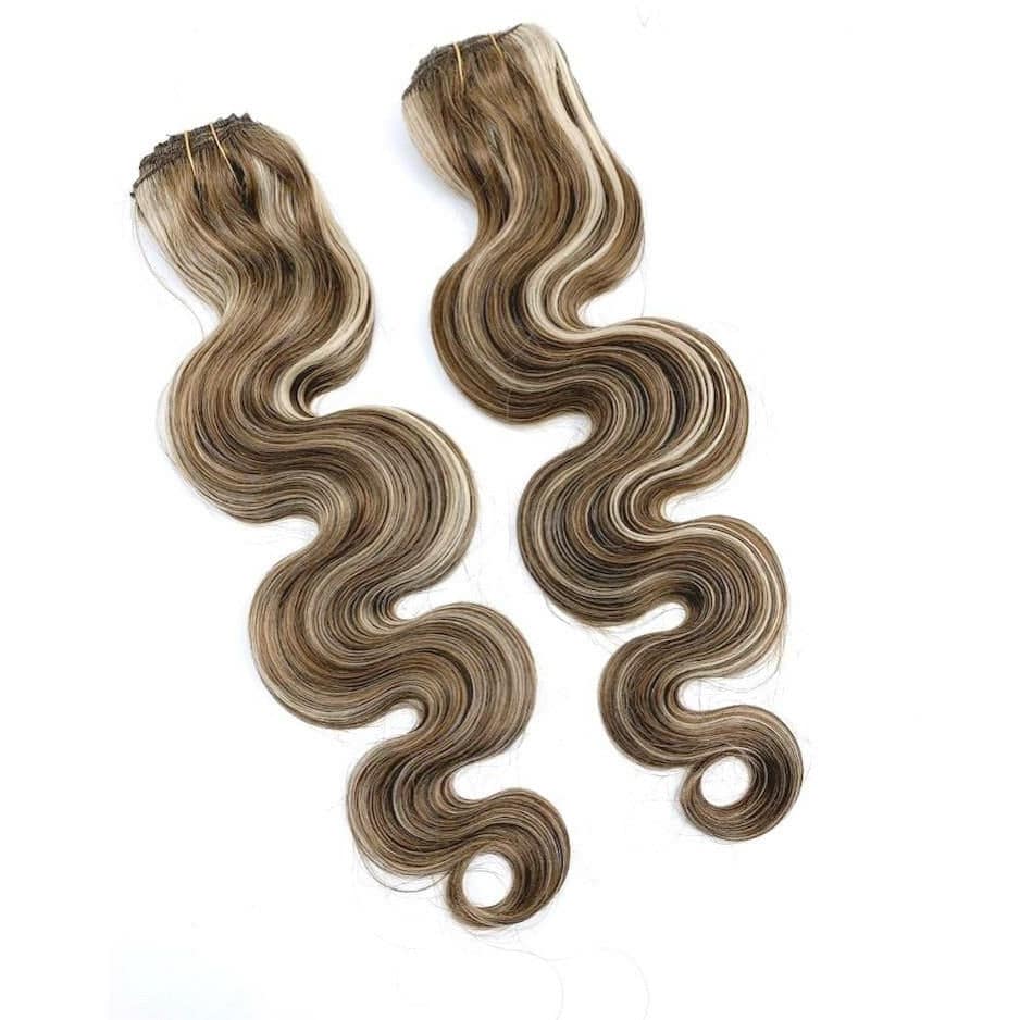 VIP Clip Hair Extensions / Body Wave 24" - ClipeX System