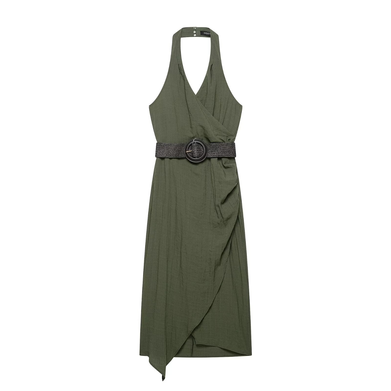 Women Clothing Summer Irregular Asymmetric Dress Midi Dress DestGlow