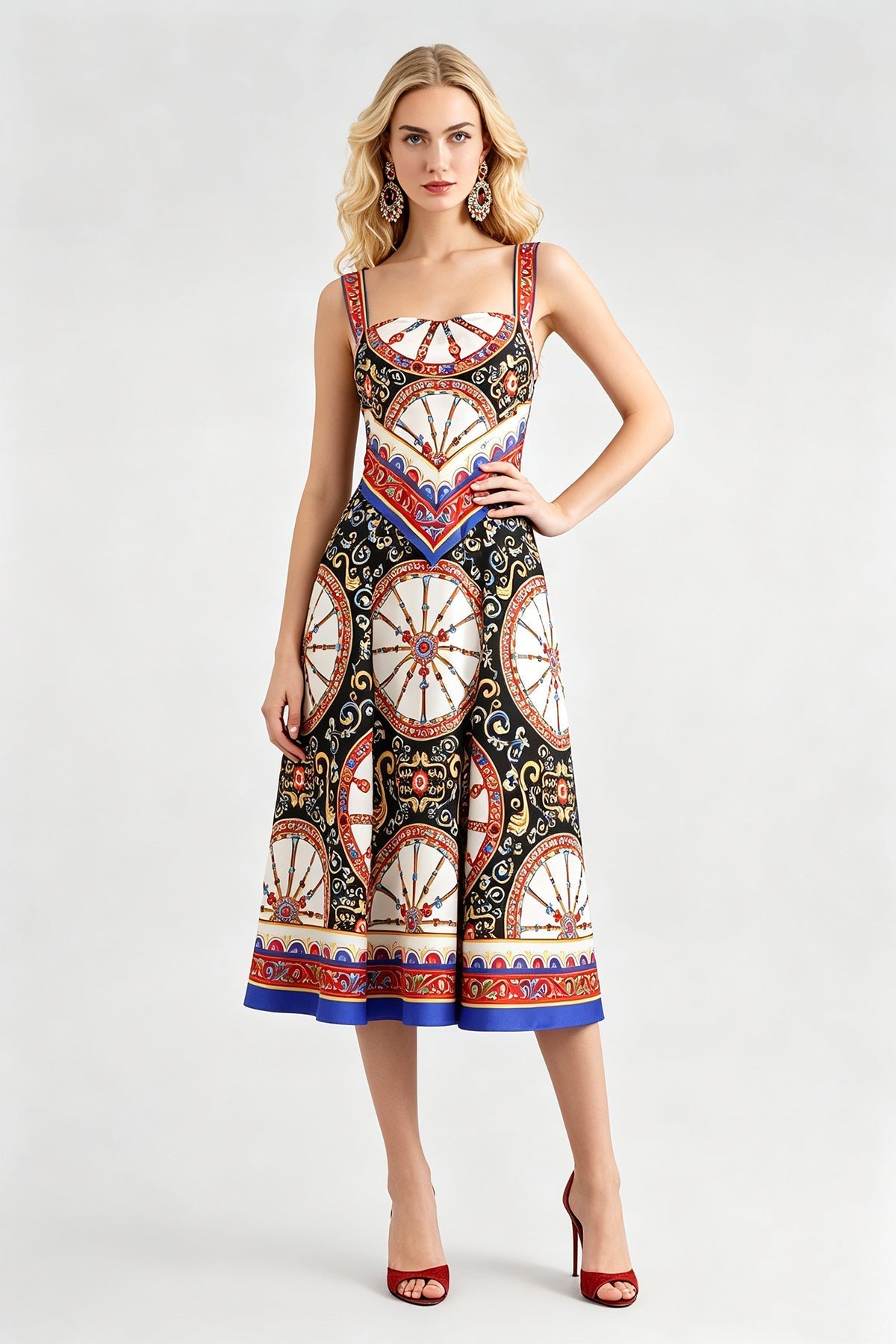 Women Summer Elegant A Line Dress DestGlow