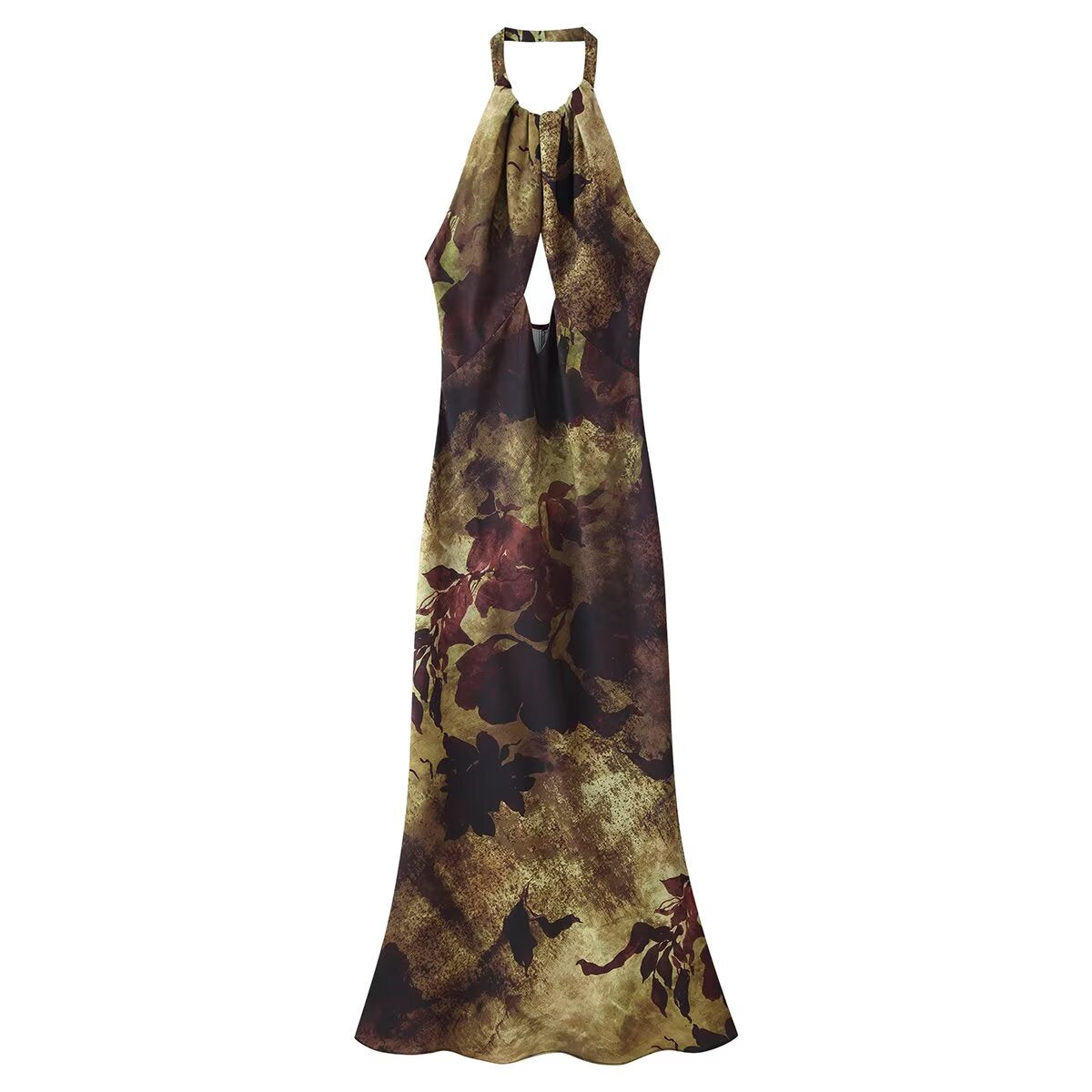 Summer Women Clothing Sexy Printed Halter Dress DestGlow