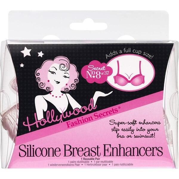 هوليود فاشن Hollywood Fashion Secrets Silicone Breast Cleavage Enhancers, Clear by Pasteur Pharmacy