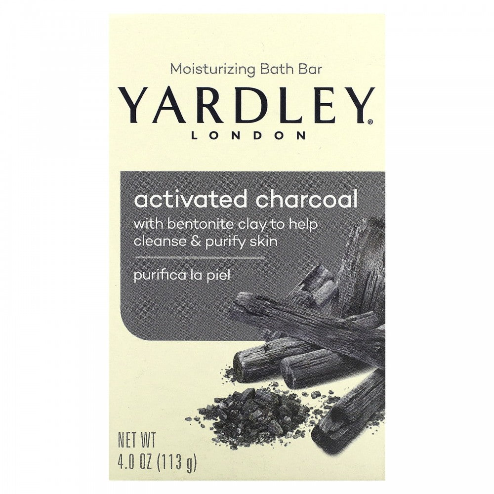Yardley London Bath Bar, Nourishing, Activated Charcoal 4 Oz by Pasteur Pharmacy