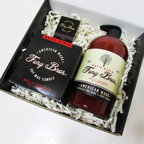 Tobacco & Musk Black Series Gift Box - Luxury Men's Candle & Body Wash Set
