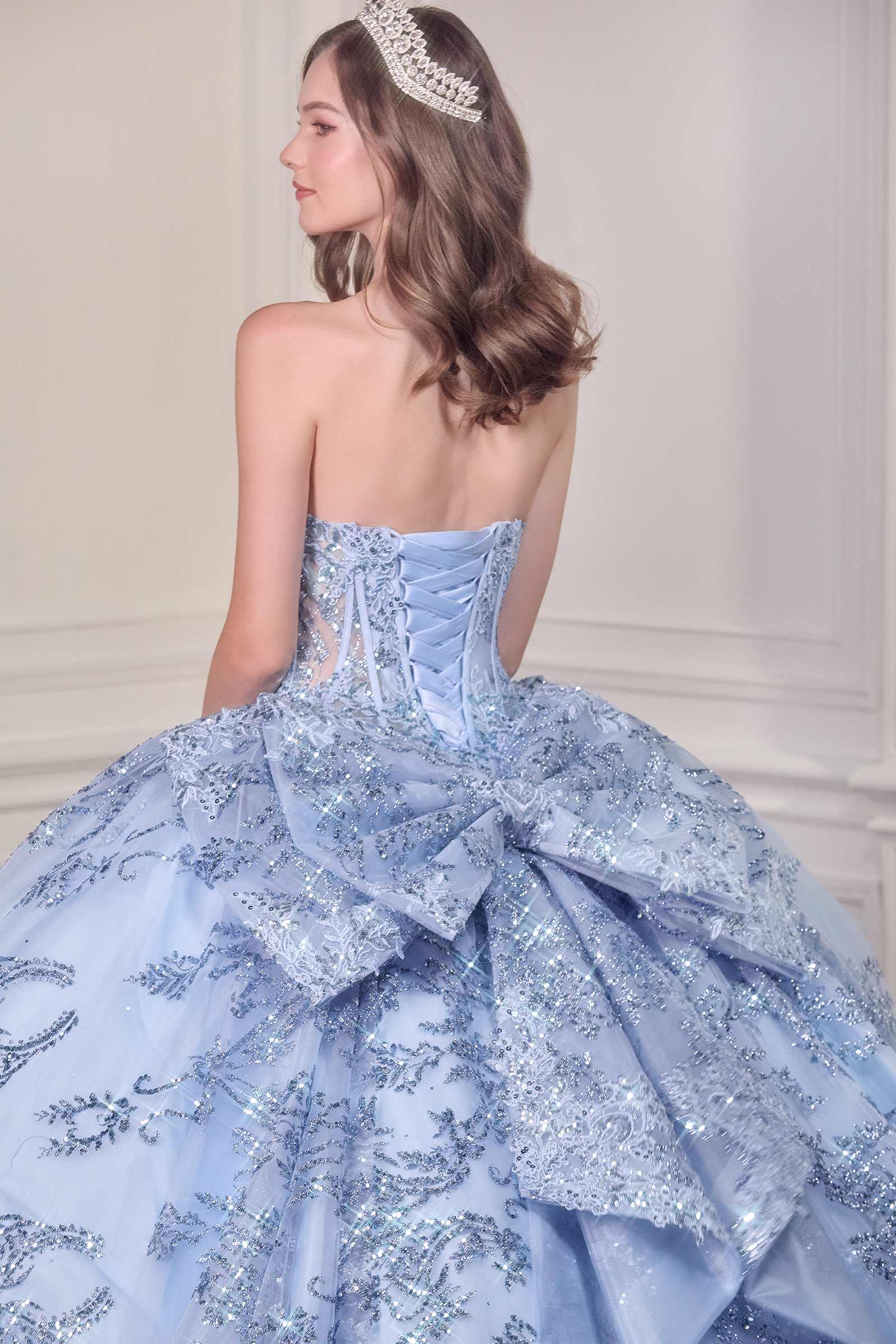 Ladivine 15732 Fairytale Strapless Sweetheart Cinderella Quinceanera Ball Gown by DiscountDressShop