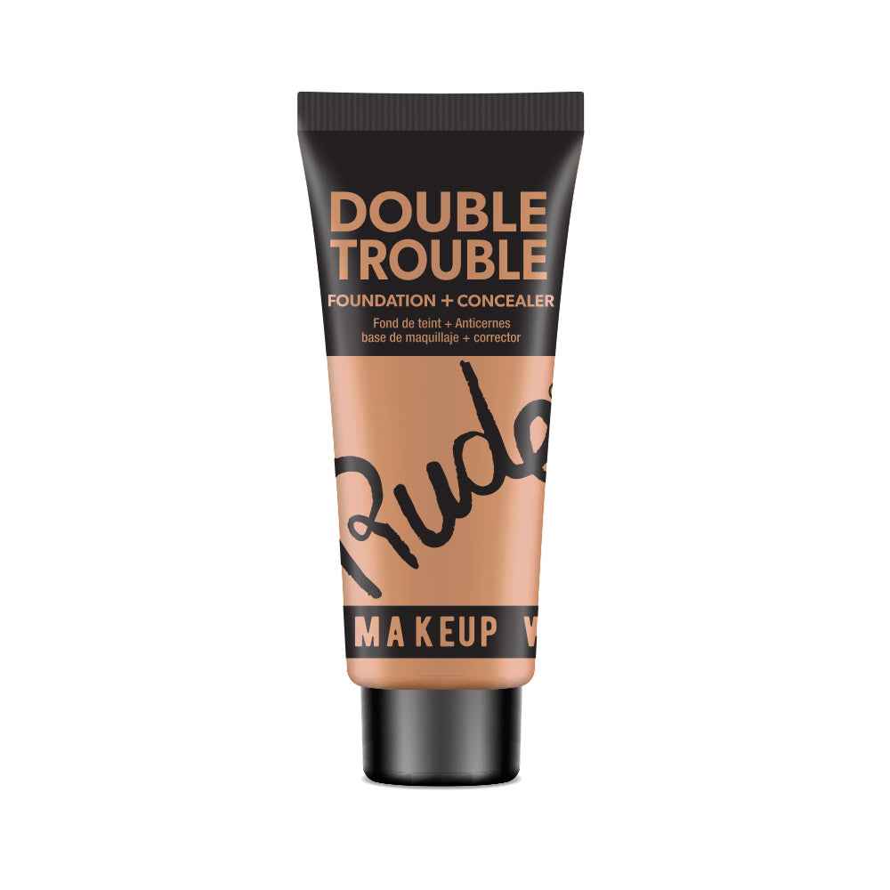 RUDE Double Trouble Foundation + Concealer - Suede 15