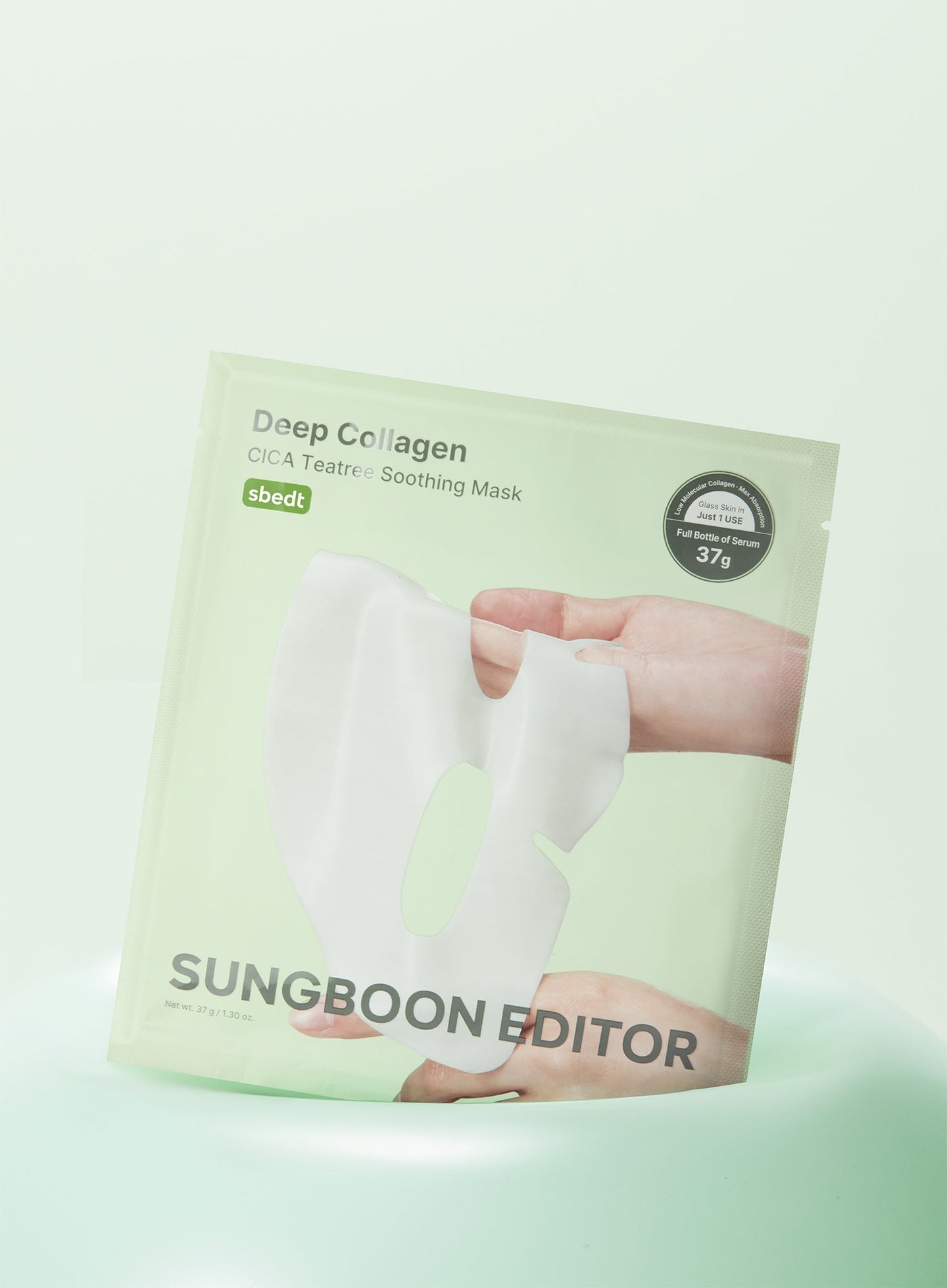 Sungboon Editor Deep Collagen CICA Teatree Soothing Mask by AsiaBeautyMall