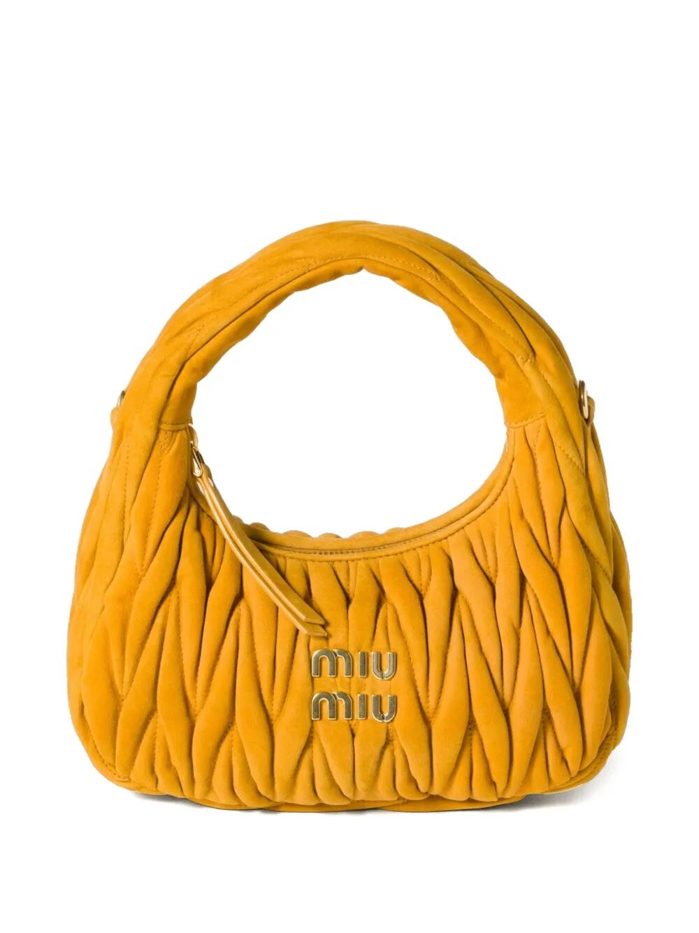 Miu Miu Women Small Wander Matelassé Suede Bag by Luosophy