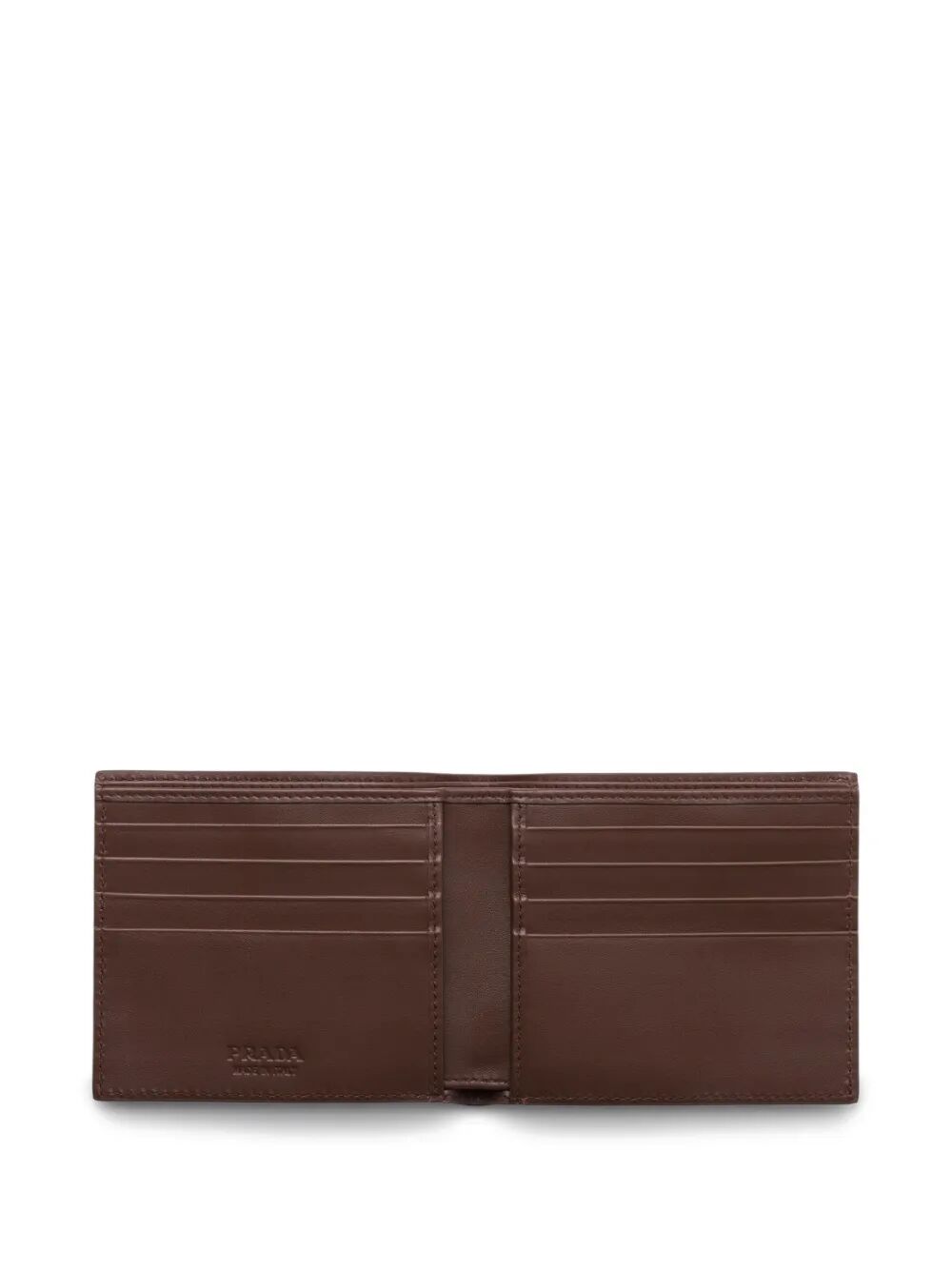 Prada Men Grained Leather Bi-Fold Wallet by Luosophy